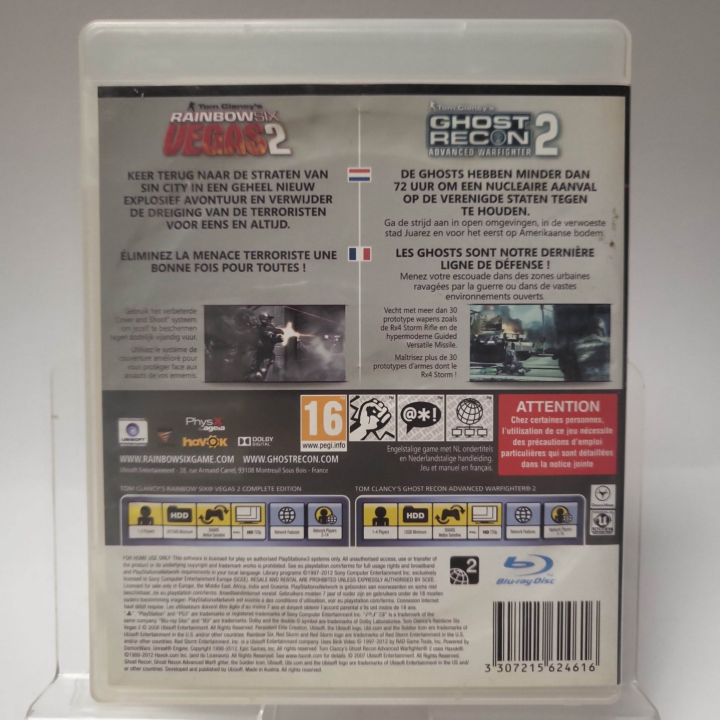 Tom Clancy Rainb Six Vegas 2 & Ghost Recon 2 Adv Warf - Feniks Gameshop