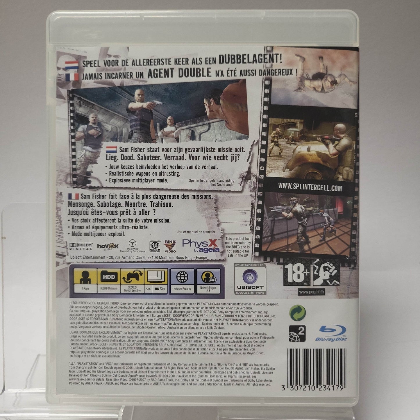 Tom Clancy's Splinter Cell Double Agent Playstation 3 - Feniks Gameshop