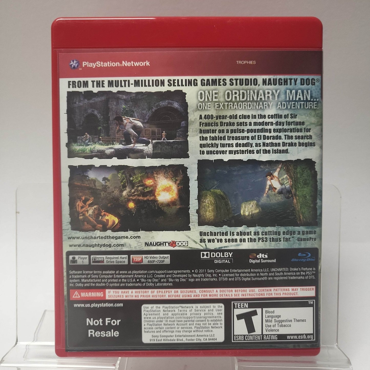 Uncharted Drake’s Fortune Greatest Hits American Edition PS3 - Feniks Gameshop