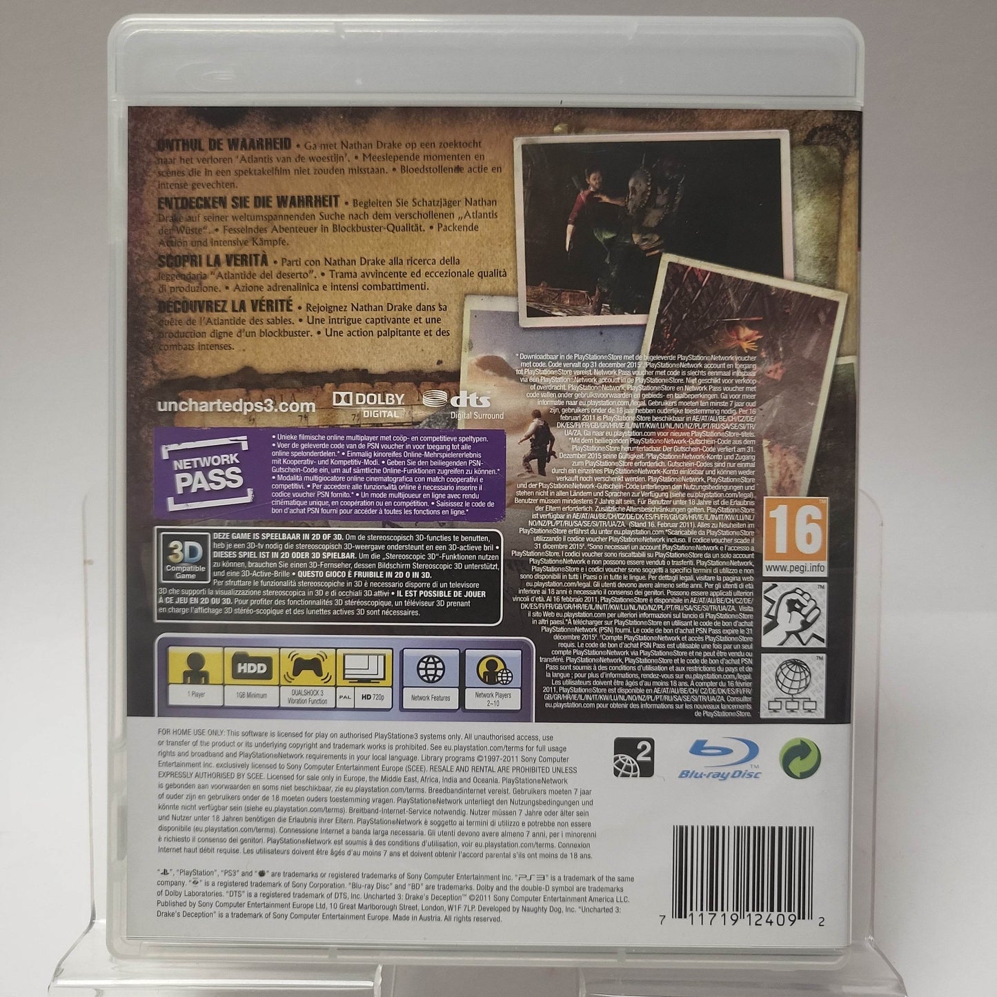 Uncharted 3 Drake's Deception Playstation 3 - Feniks Gameshop