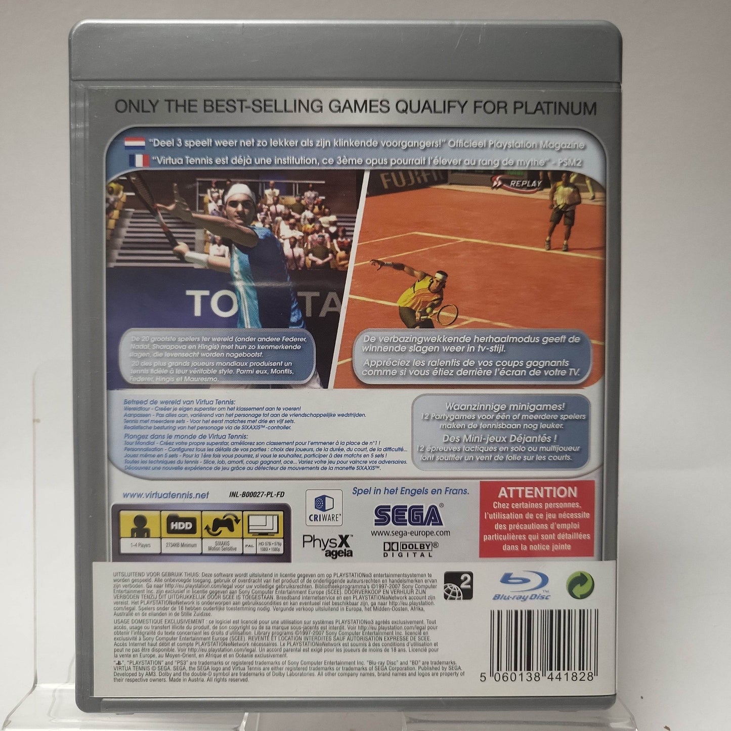Virtua Tennis 3 Platinum Edition Playstation 3 - Feniks Gameshop