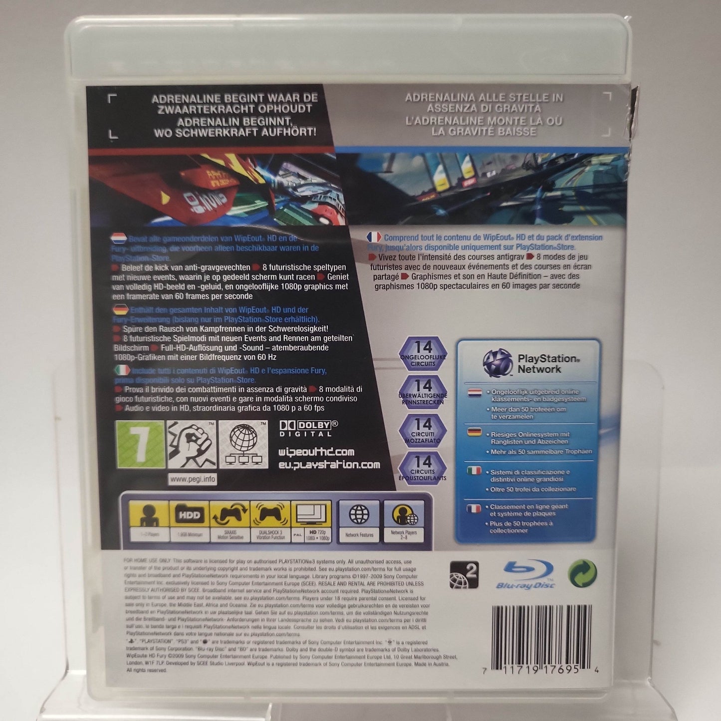 WipeOut HD Fury Playstation 3 - Feniks Gameshop