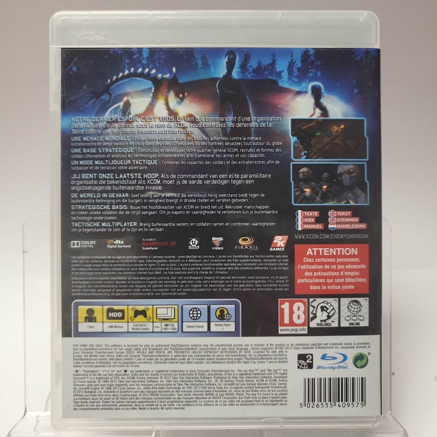 Xcom Enemy Unkown Playstation 3 - Feniks Gameshop