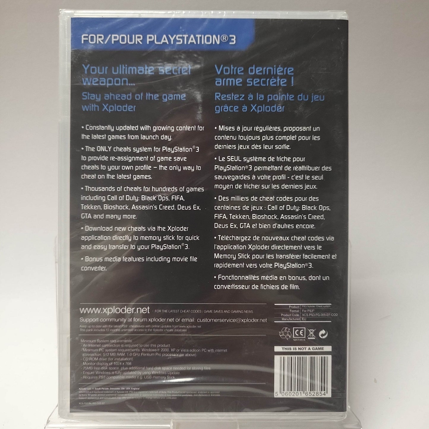 Xploder Cheat System geseald Playstation 3 - Feniks Gameshop