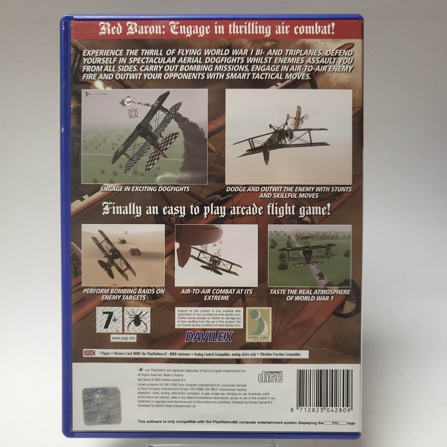Red Baron (No Book) PlayStation 2 - Feniks Gameshop