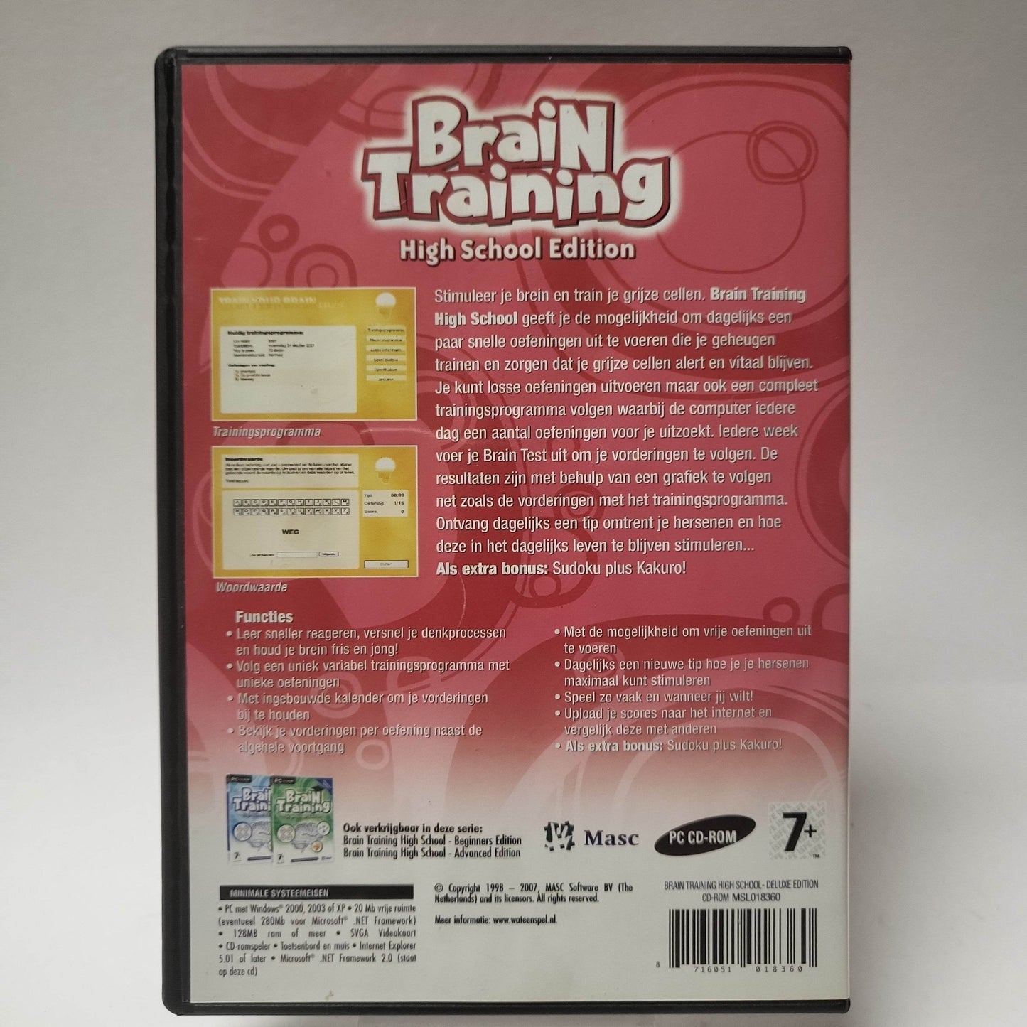 Brain Training High School Edition (No Book) PC - Feniks Gameshop