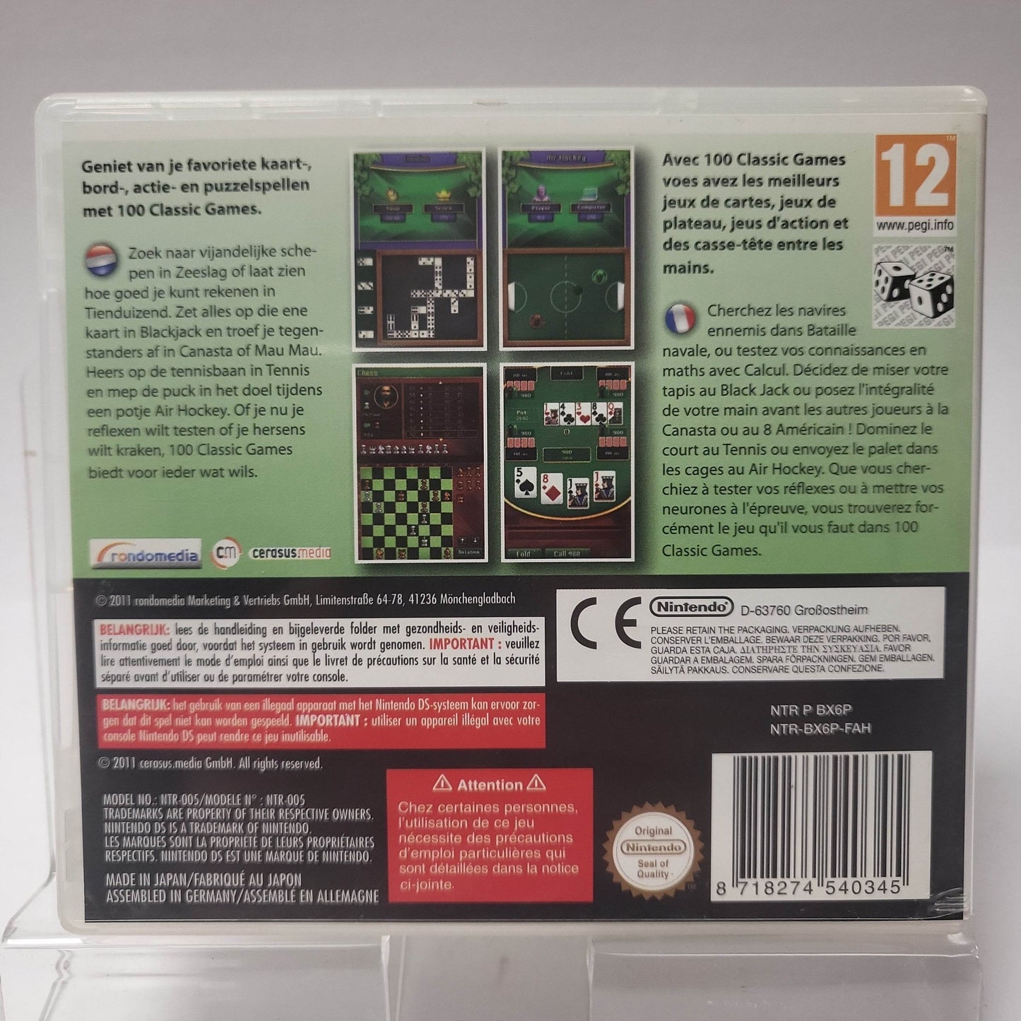 100 Classic Games Nintendo DS - Feniks Gameshop