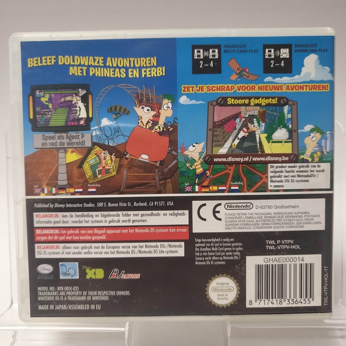 2 in 1 Disney Games Phineas & Ferb (No Book) Nintendo DS - Feniks Gameshop