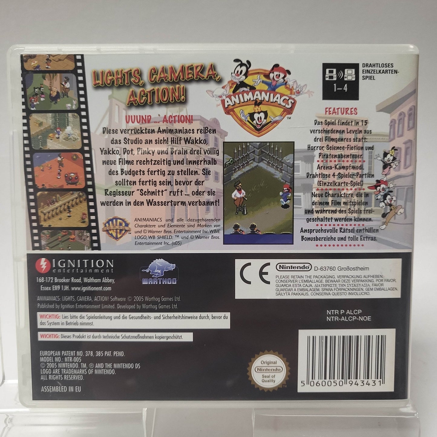 Animaniacs Lights, Camera, Action Nintendo DS - Feniks Gameshop