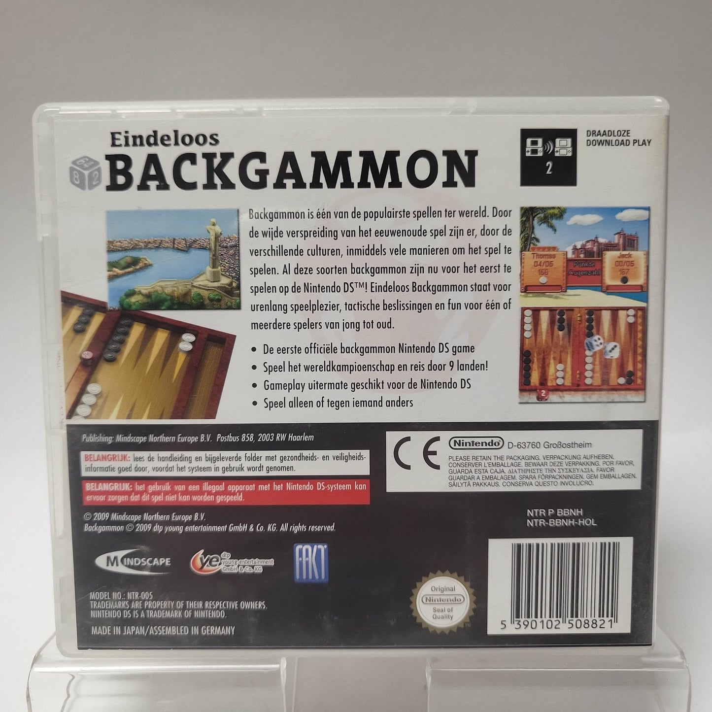 Eindeloos Backgammon Nintendo DS - Feniks Gameshop