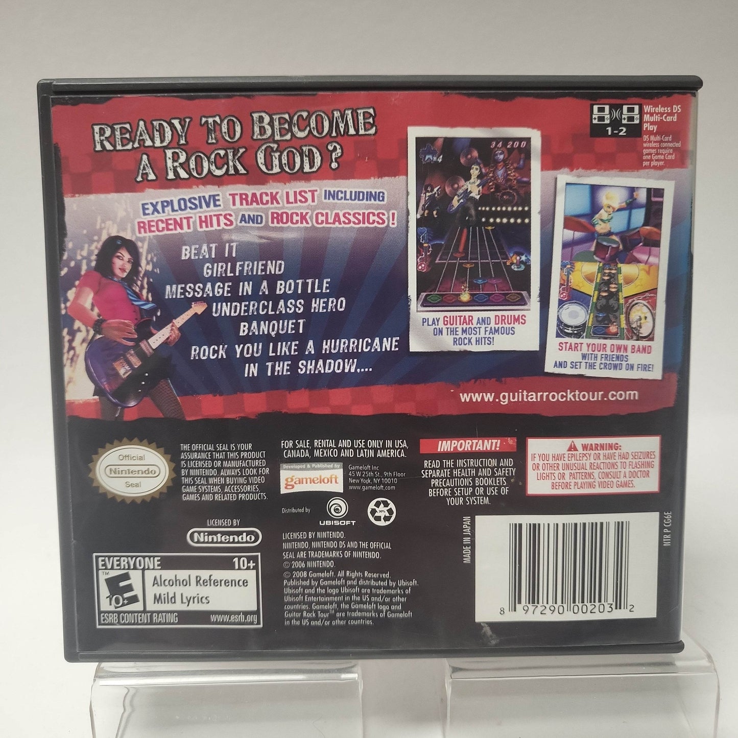 Guitar Rock Tour American Edition Nintendo DS - Feniks Gameshop