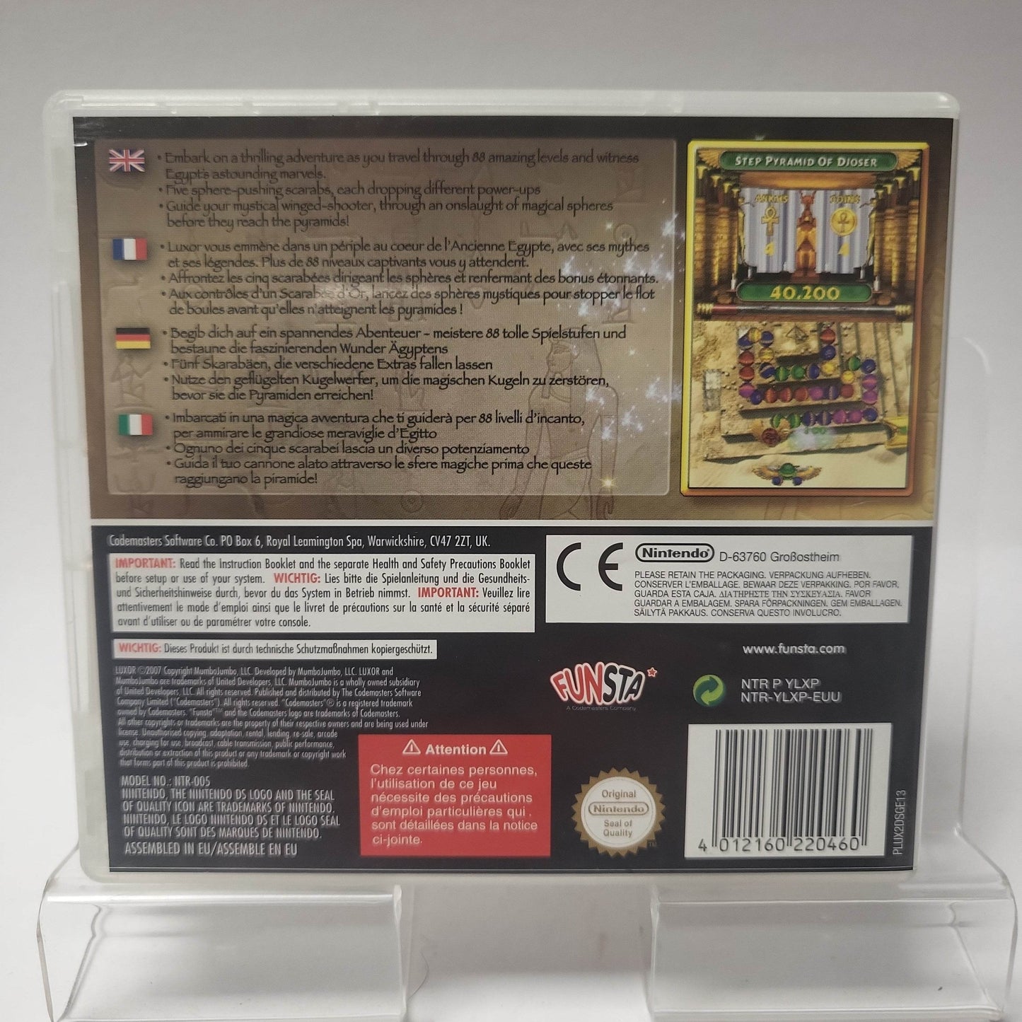 Luxor Pharaoh's Challenge Nintendo DS - Feniks Gameshop