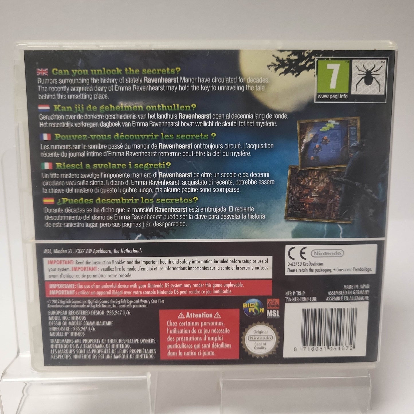 Mystery Case Files Ravenhearst Nintendo DS - Feniks Gameshop