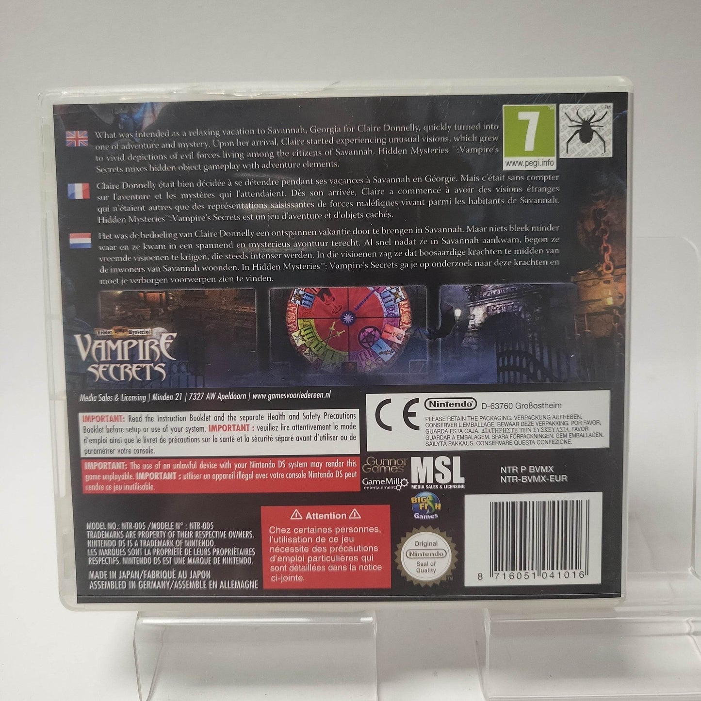 Vampire Secrets Nintendo DS - Feniks Gameshop