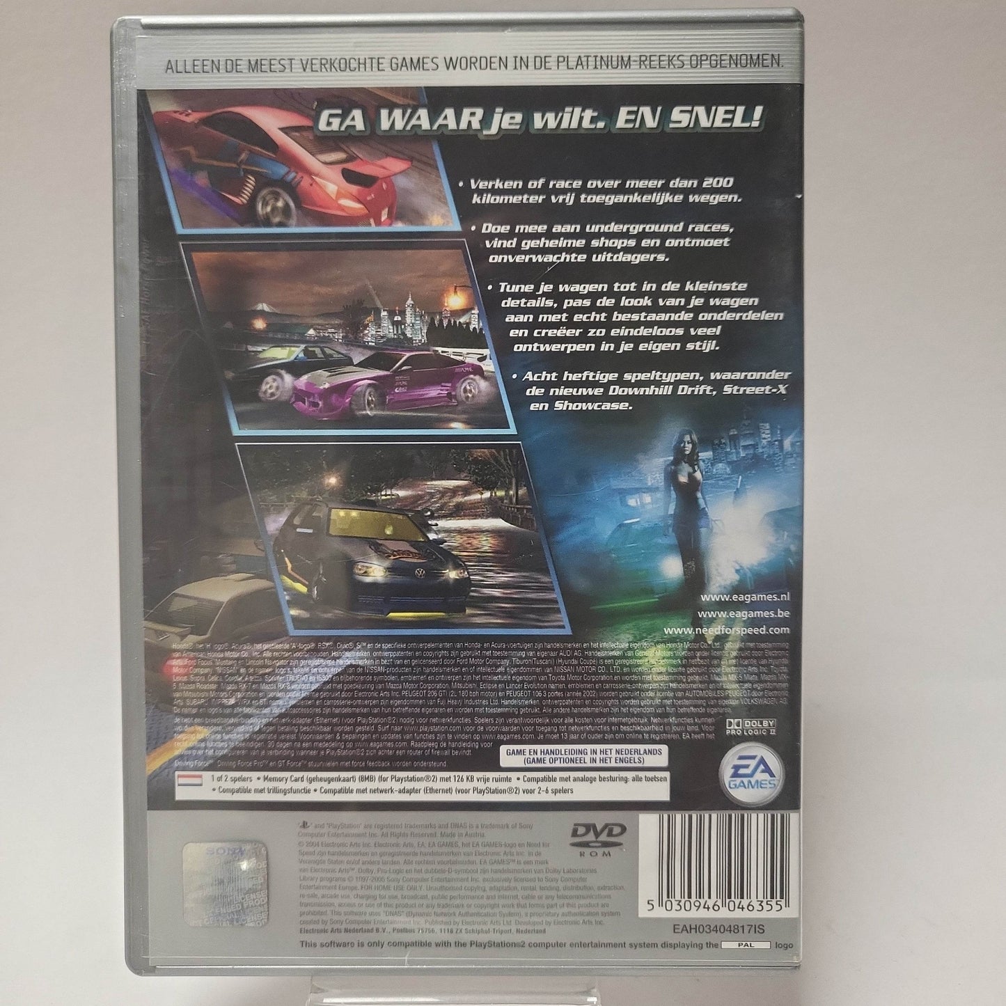 Need for Speed Underground 2 Platinum (No Book) PlayStation 2 - Feniks Gameshop