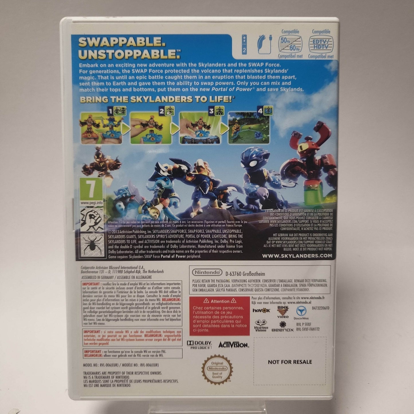 Skylanders Swap Force (No Book) Nintendo Wii - Feniks Gameshop