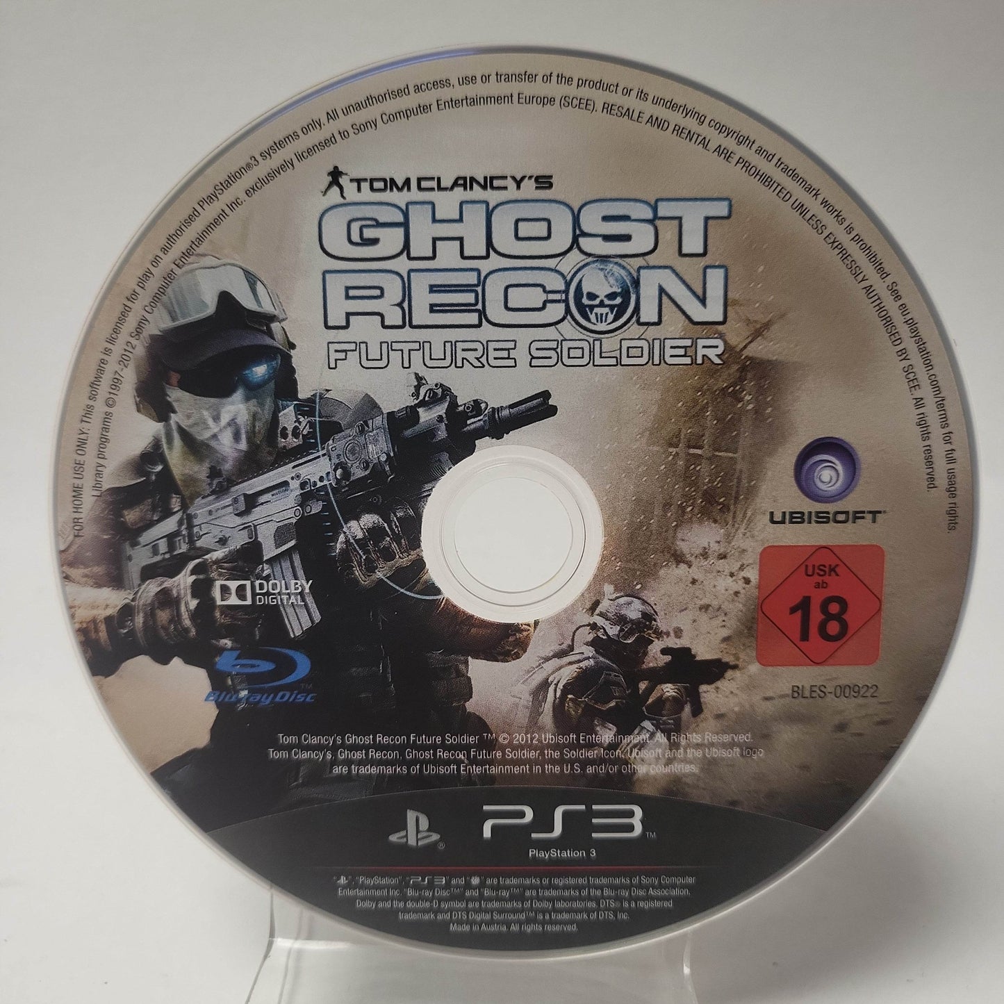 Tom Clancy's Ghost Recon Future Soldier (Disc Only) PlayStation 3 - Feniks Gameshop