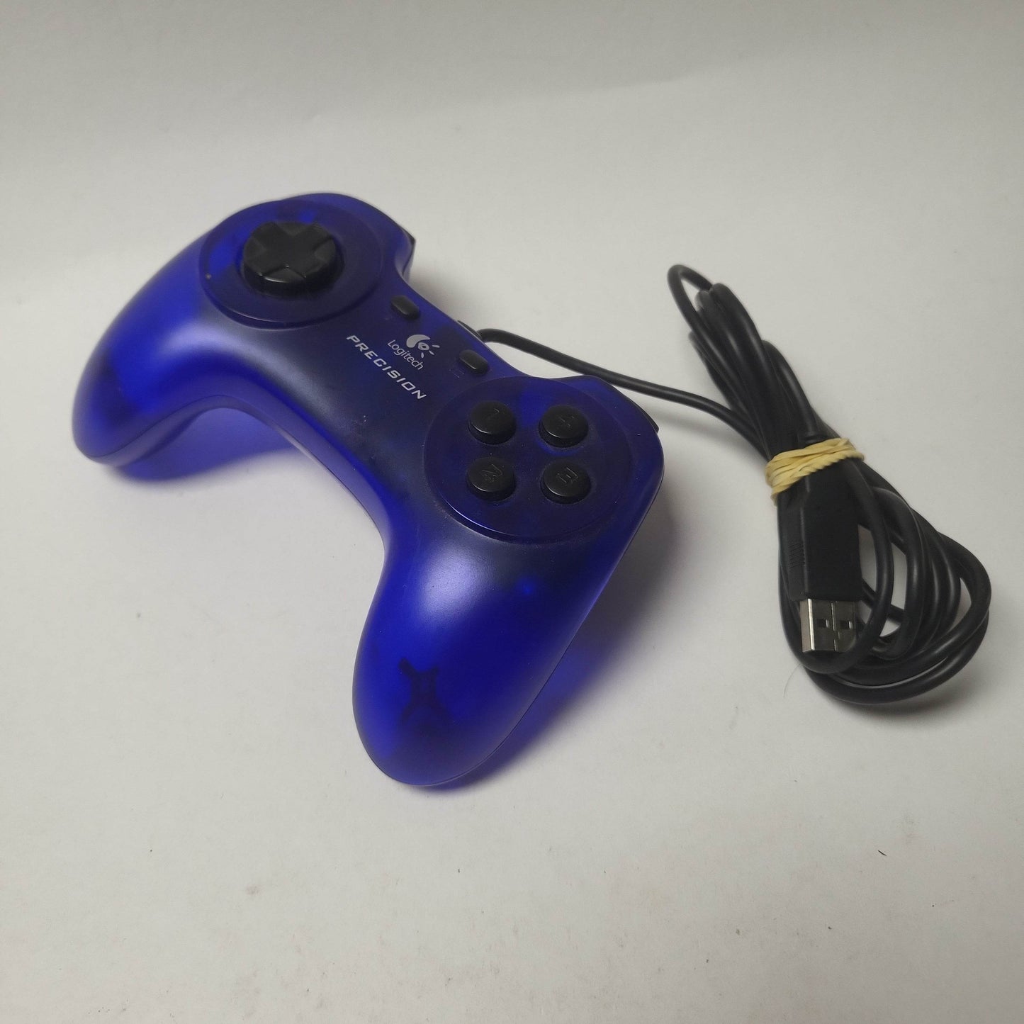 Logitech Precision Transparant Blue Controller PC - Feniks Gameshop