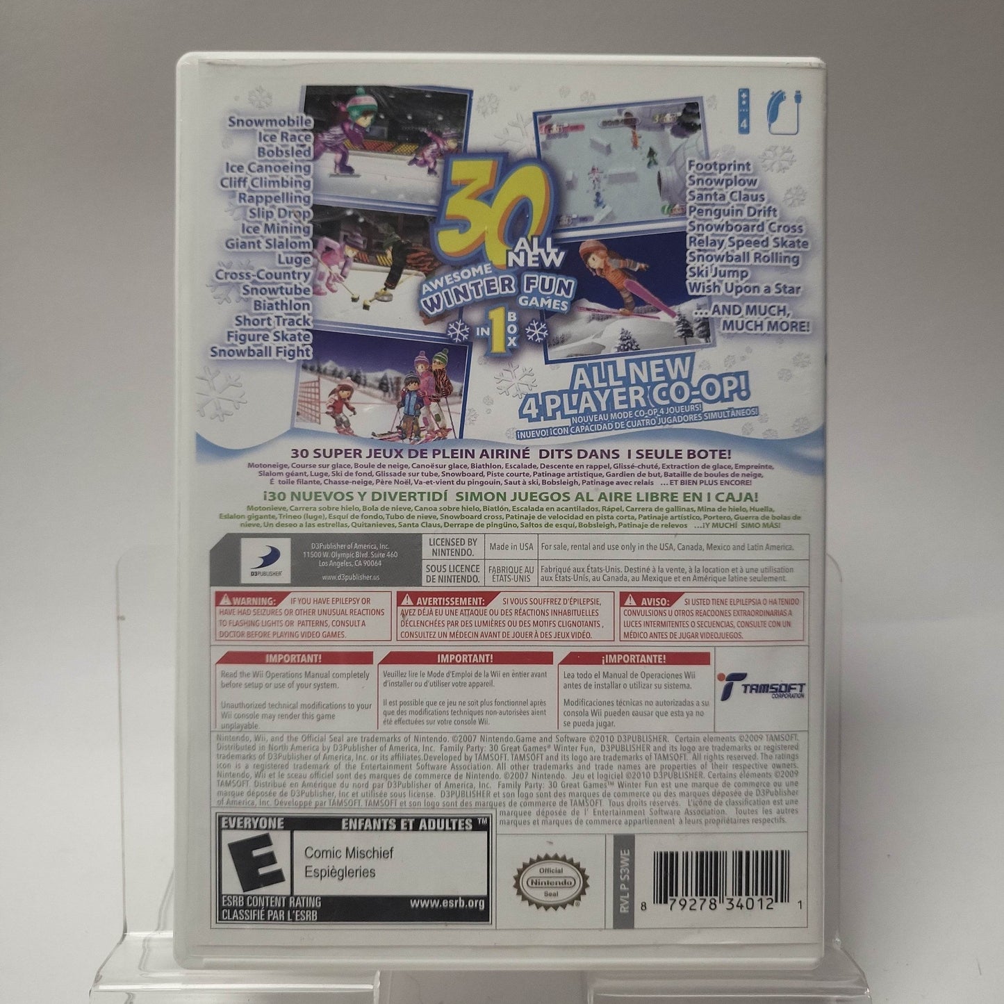 30 Great Games Winter Fun American Edition Nintendo Wii - Feniks Gameshop