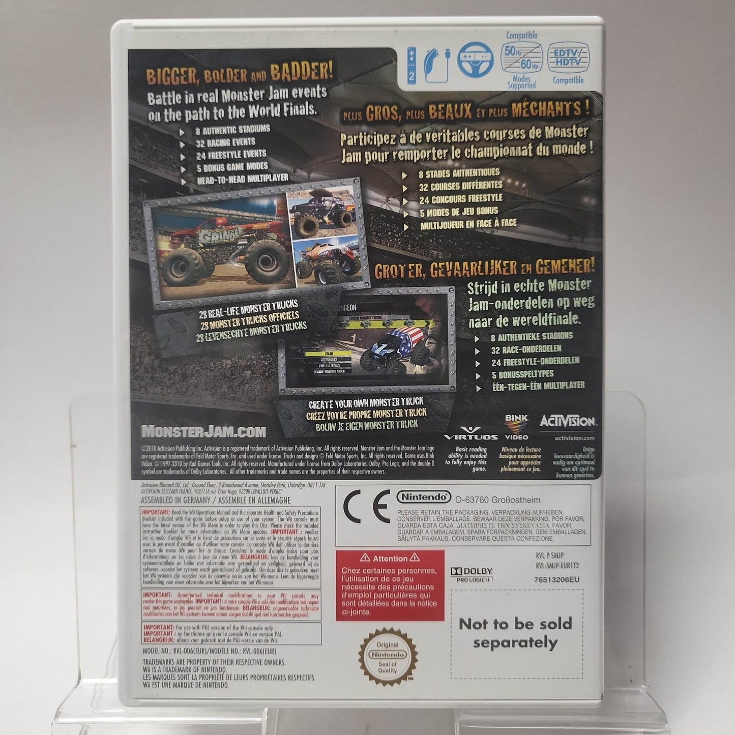 Monster Jam Path of Destruction Nintendo Wii - Feniks Gameshop