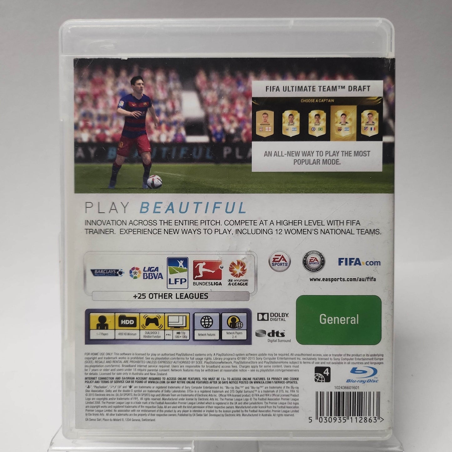 Fifa 16 Australian Edition Playstation 3 - Feniks Gameshop