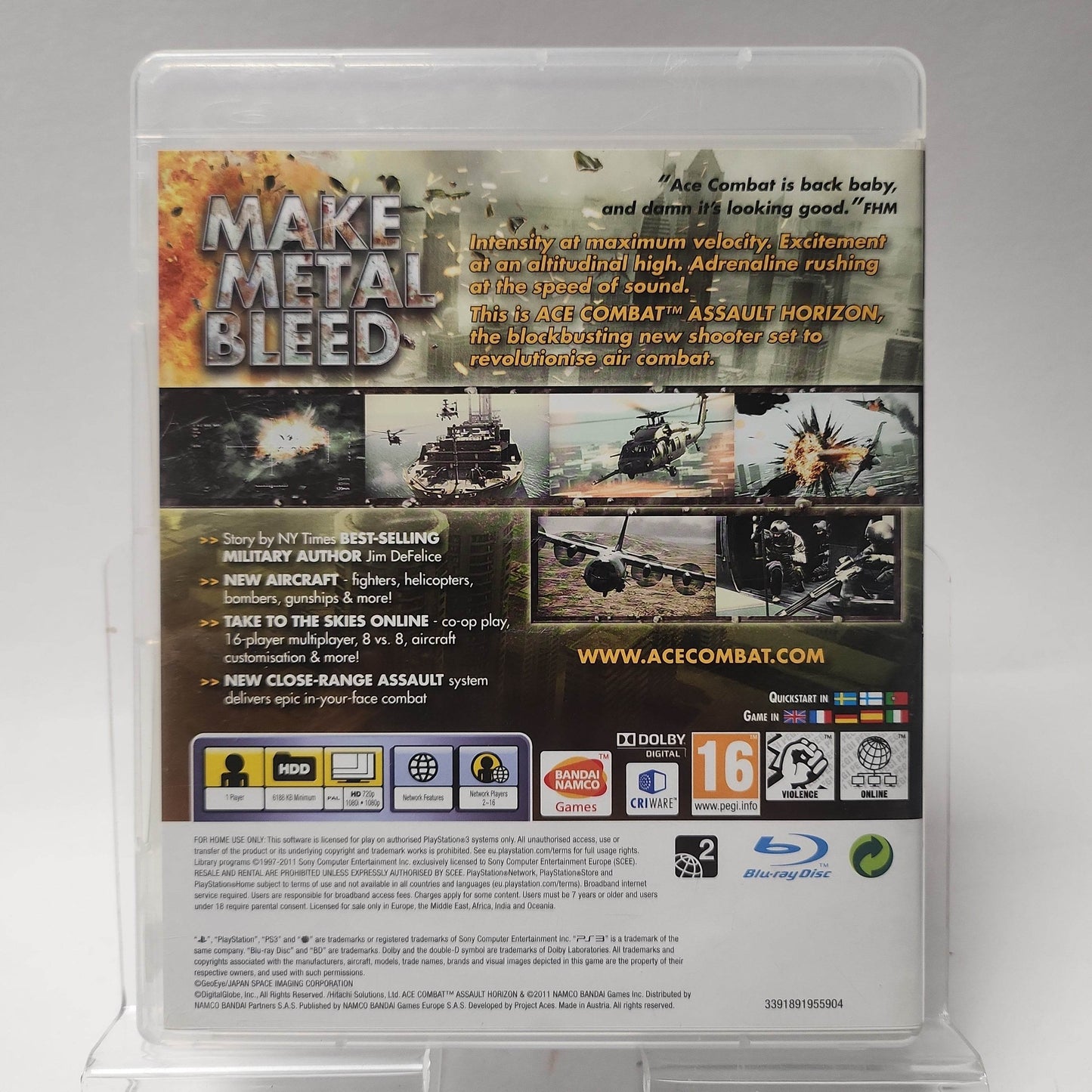 Ace Combat Assault Horizon Limited Edition Playstation 3 - Feniks Gameshop