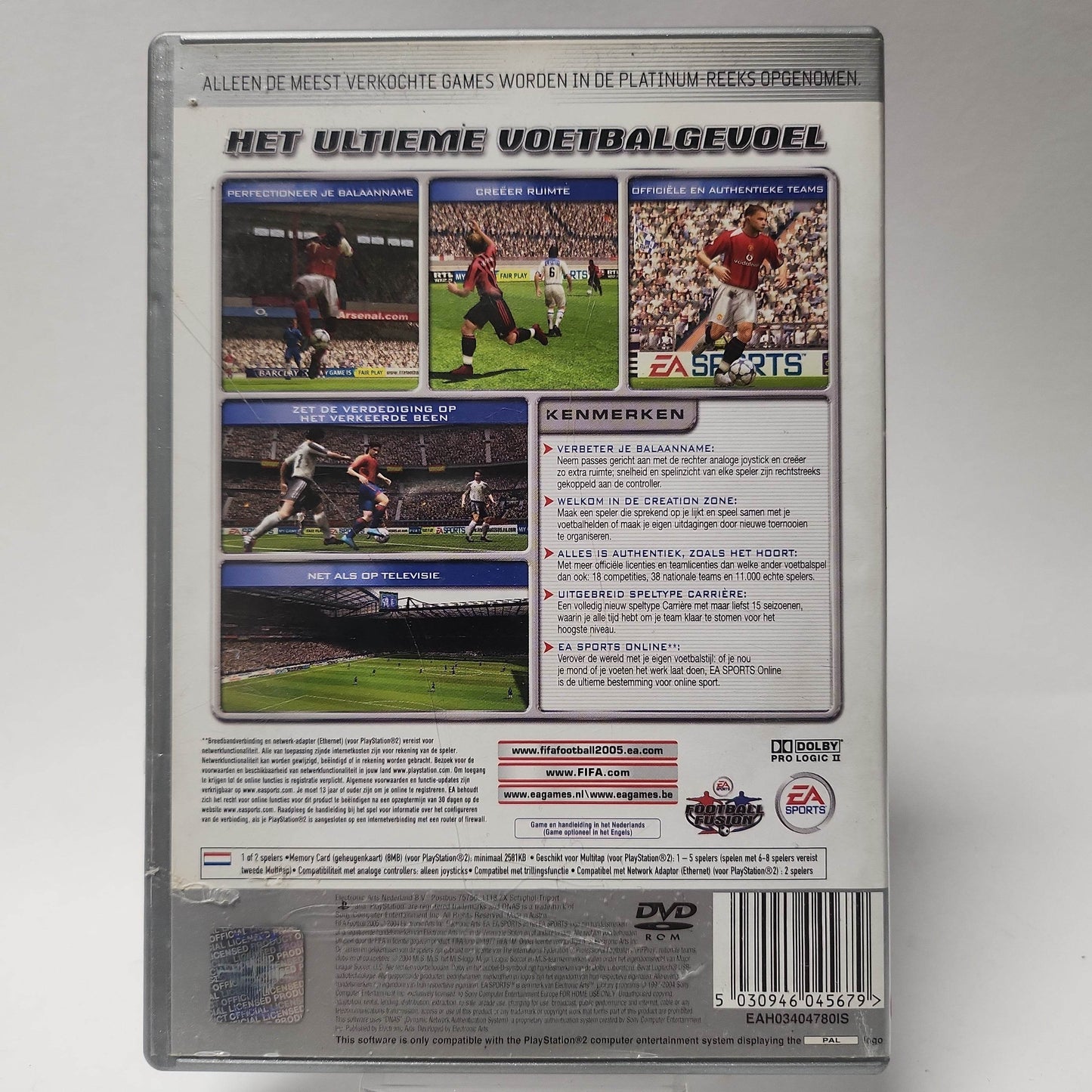 FIFA Football 2005 Platinum (No Book) PlayStation 2 - Feniks Gameshop