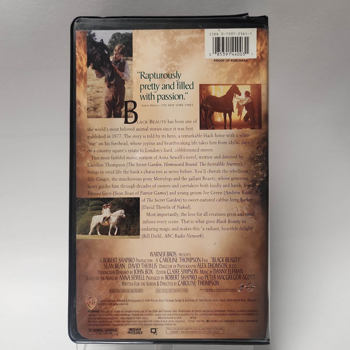 Black Beauty VHS - Feniks Gameshop