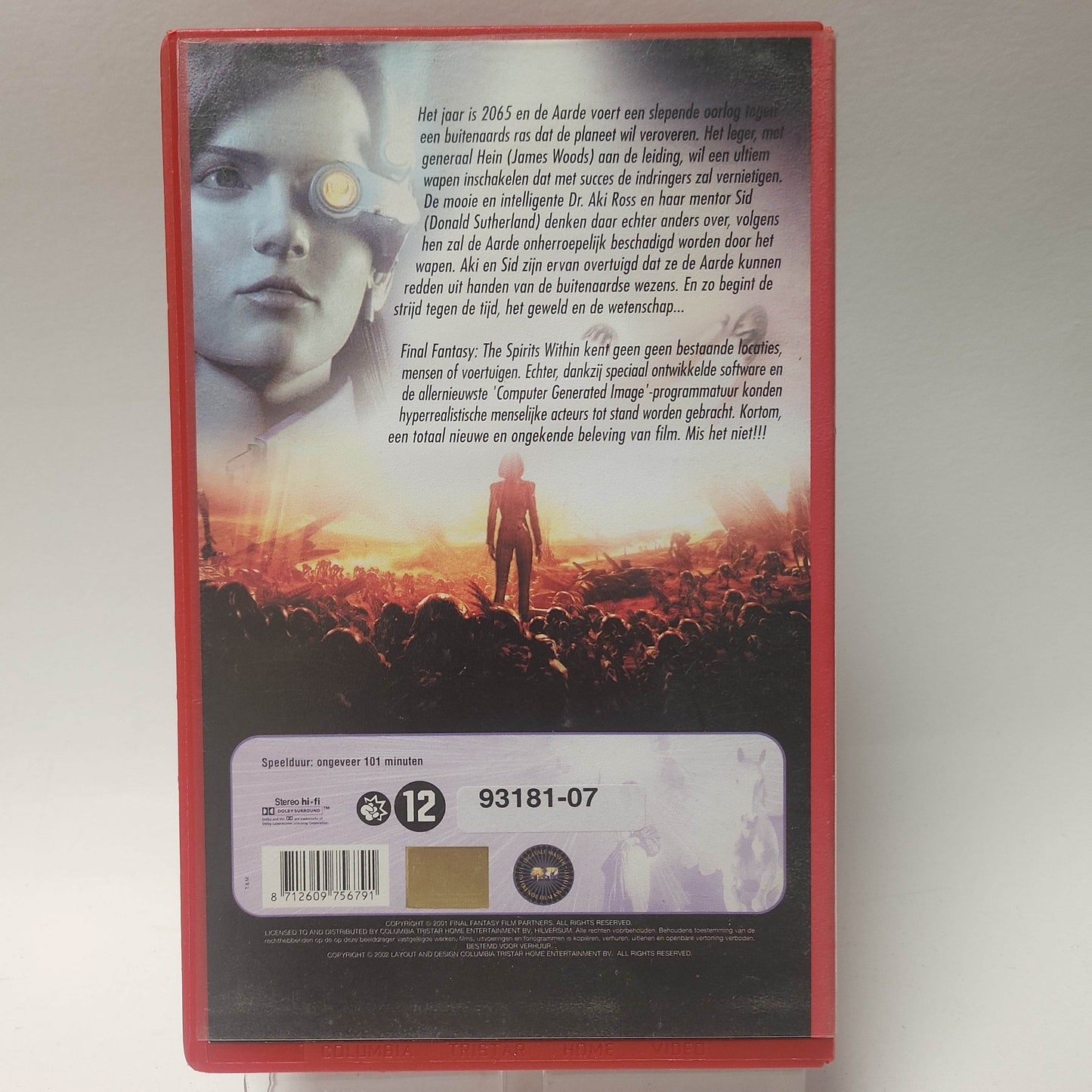 Final Fantasy the Spirit Within VHS - Feniks Gameshop