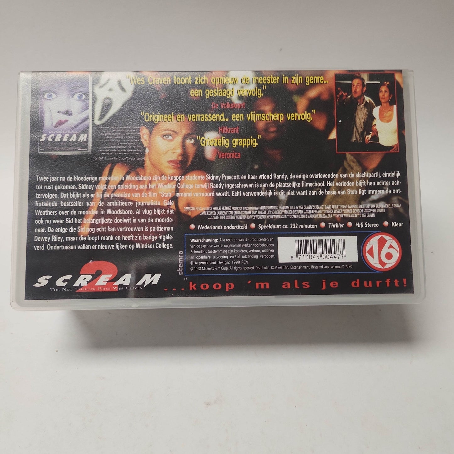 Scream & Scream 2 VHS - Feniks Gameshop