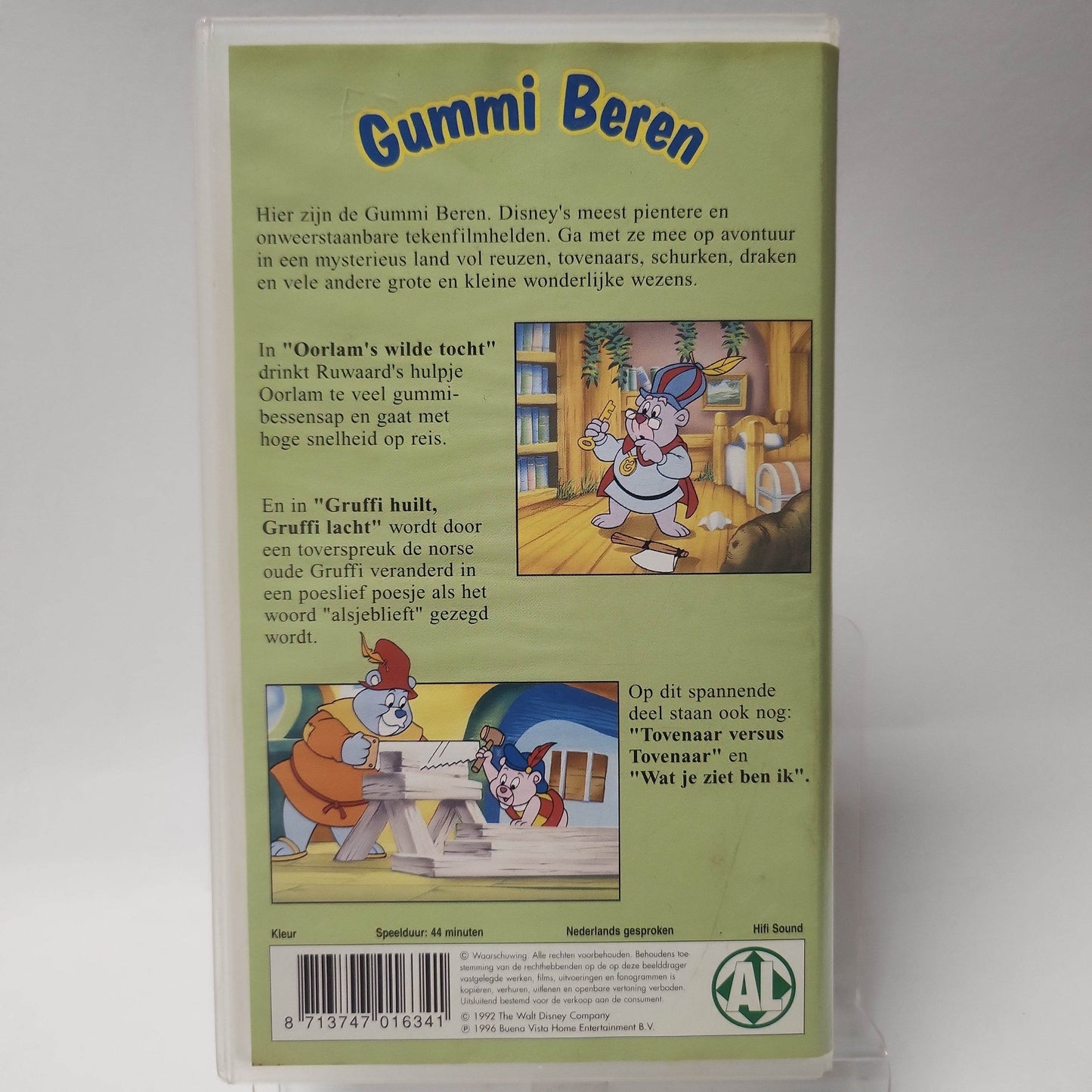 Disney Gummi Beren Met Hoge Snelheid op Reis VHS - Feniks Gameshop