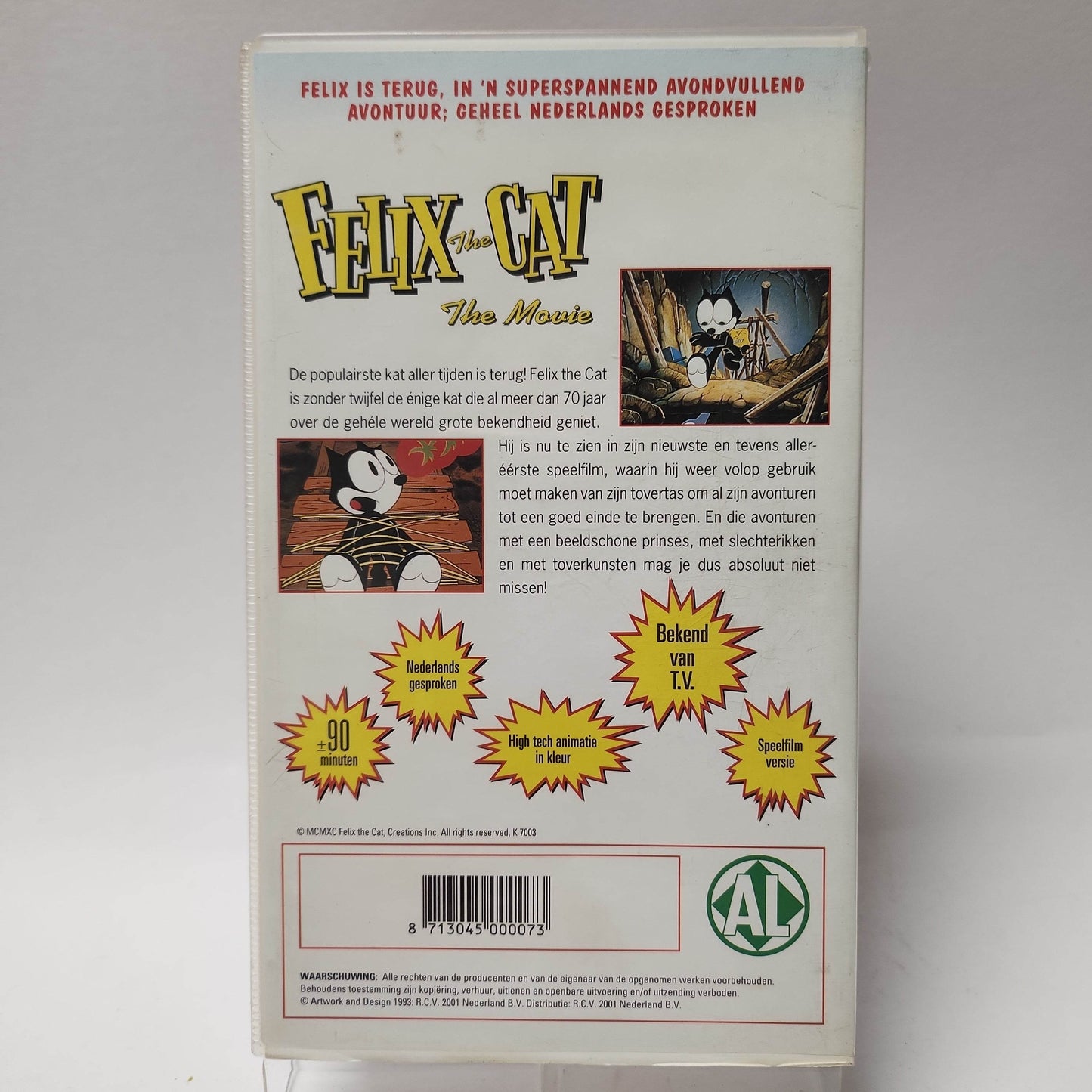Felix the Cat the Movie VHS - Feniks Gameshop