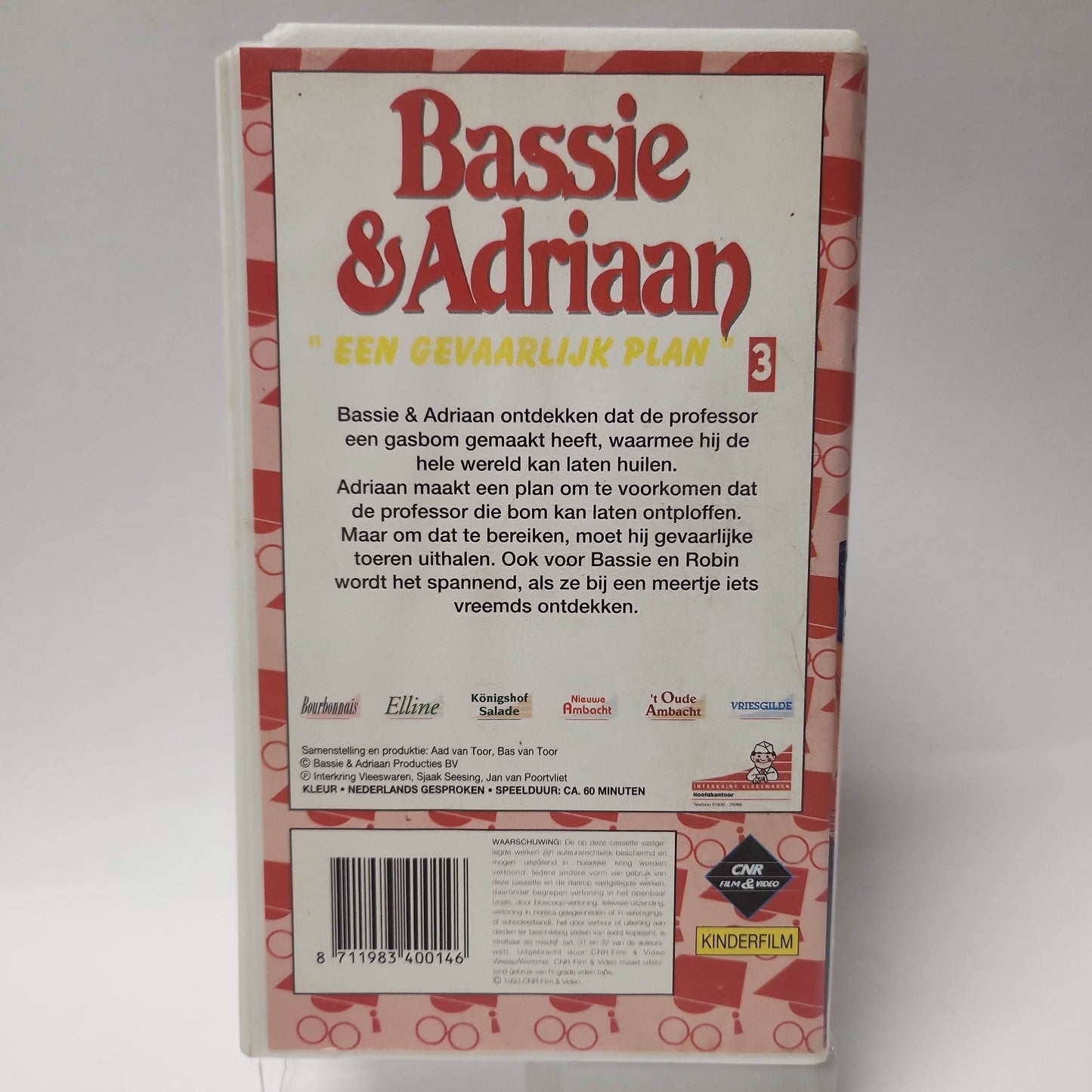 Bassie & Adriaan de Huilende Professor 3 VHS - Feniks Gameshop