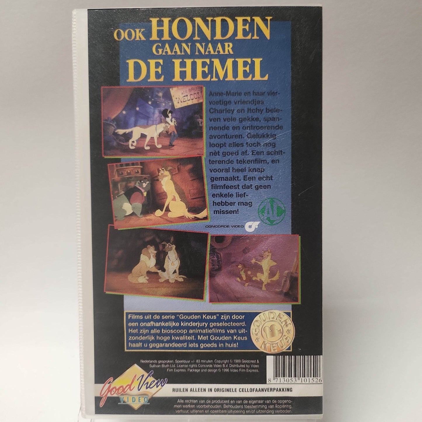 Ook Honden gaan naar de Hemel VHS - Feniks Gameshop
