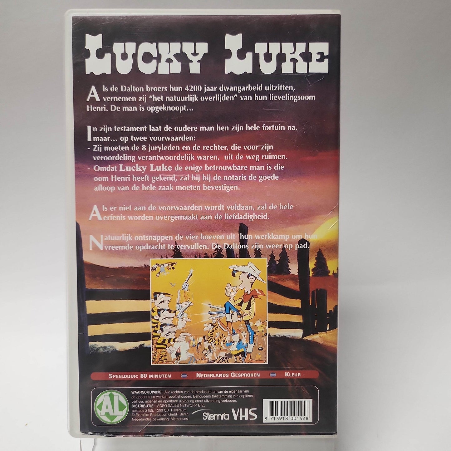 Lucky Luke de Daltons op Pad VHS - Feniks Gameshop
