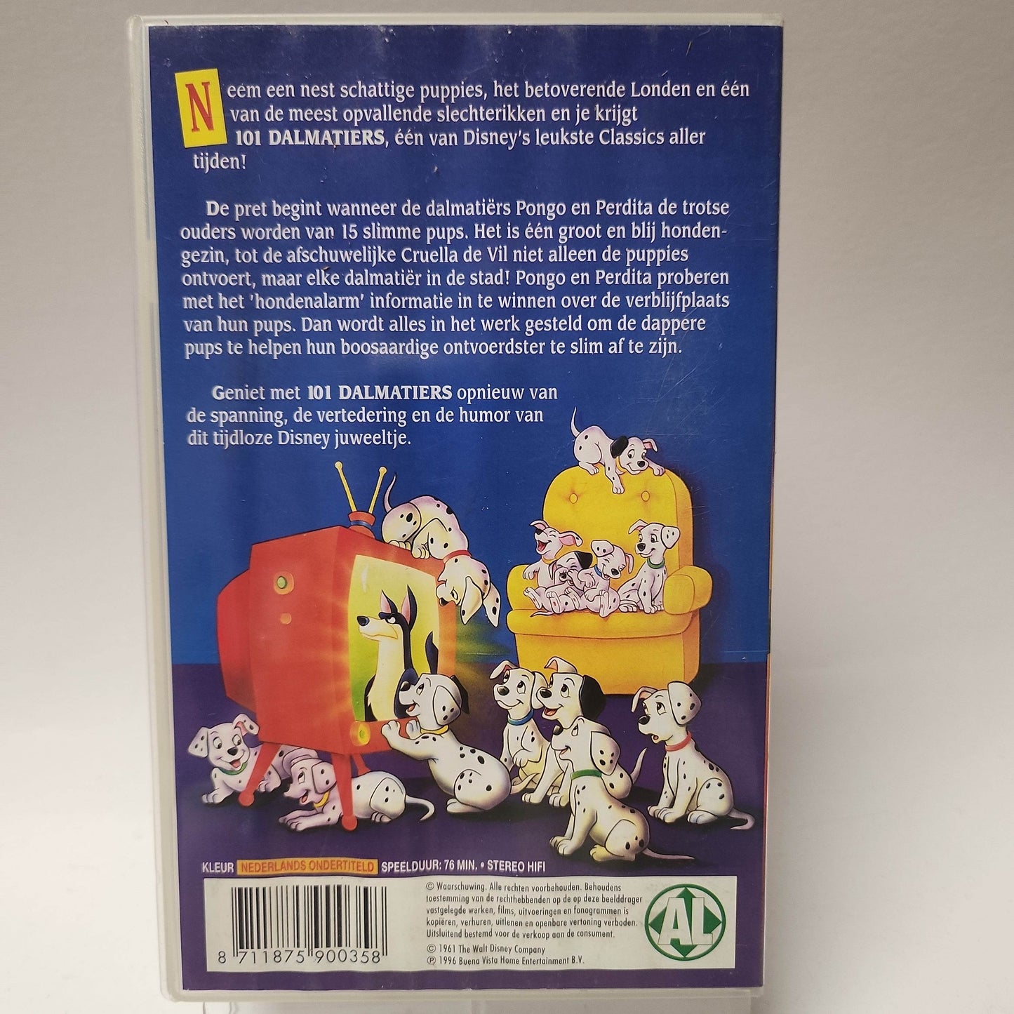 Disney 101 Dalmatians VHS - Feniks Gameshop