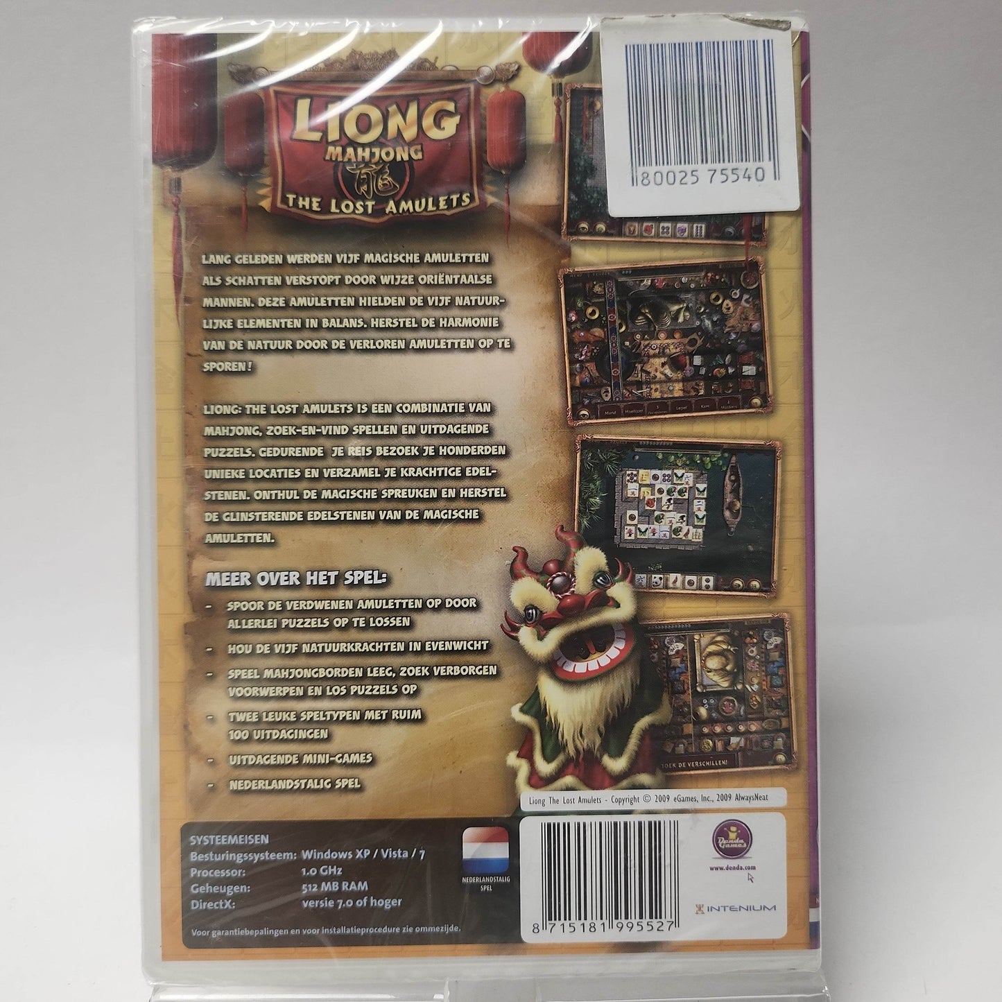 Liong Mahjong the Lost Amulets geseald PC - Feniks Gameshop