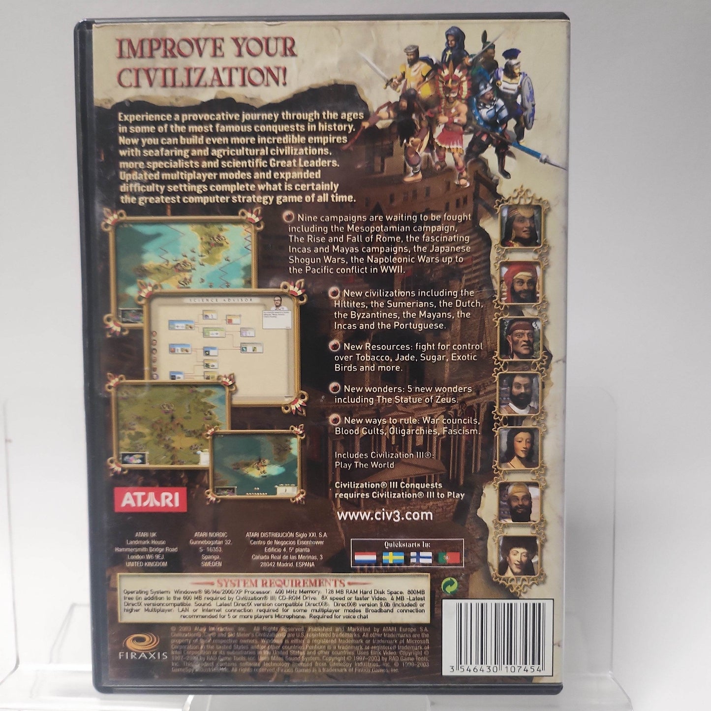 Civilization III Conquests PC - Feniks Gameshop