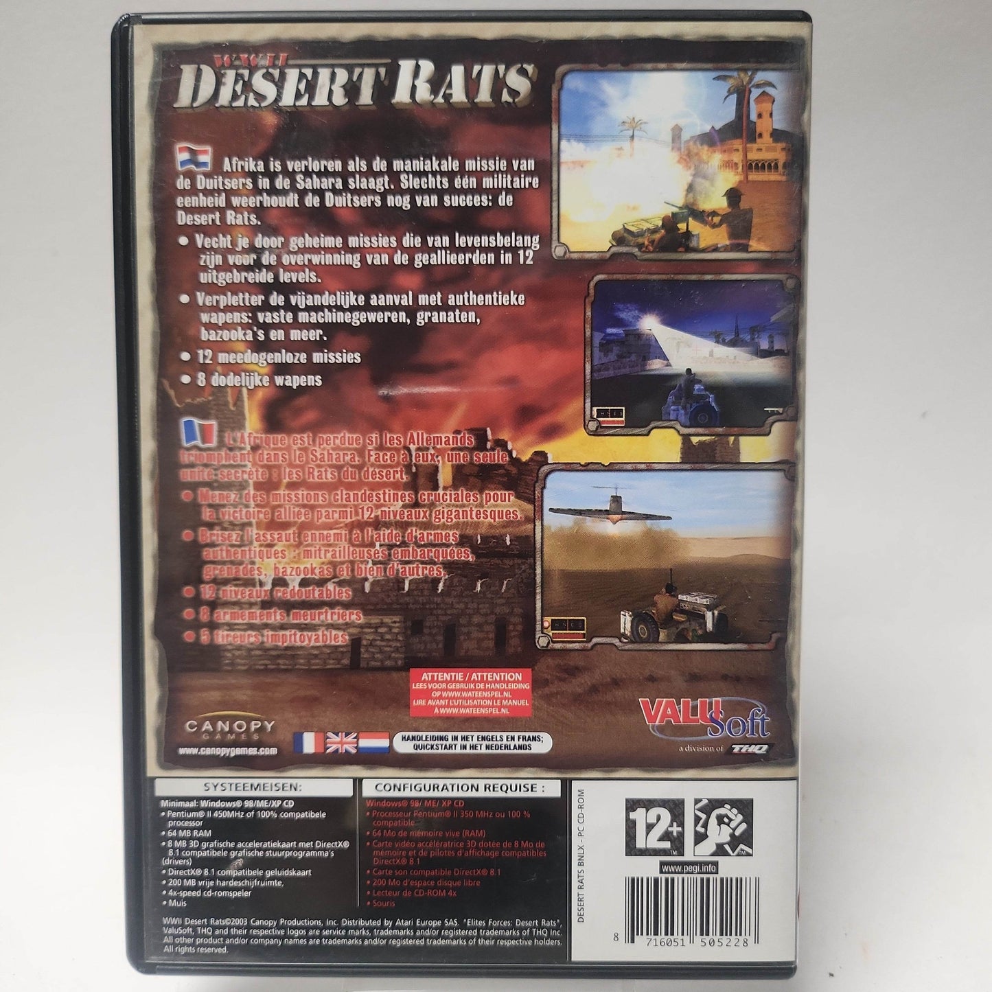 WWII Desert Rats (No Book) PC - Feniks Gameshop