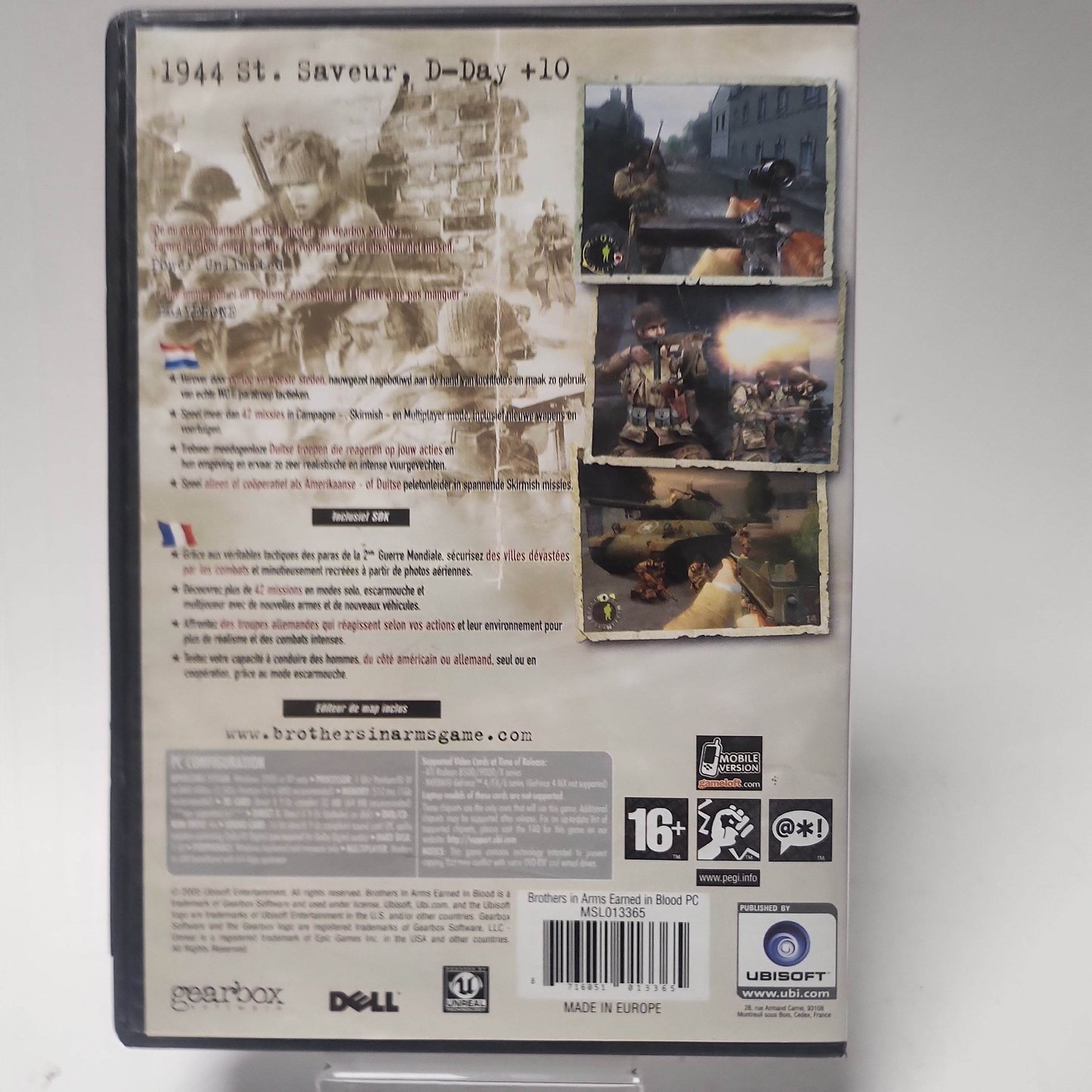 Brothers in Arms Earned in Blood (No Book) PC - Feniks Gameshop
