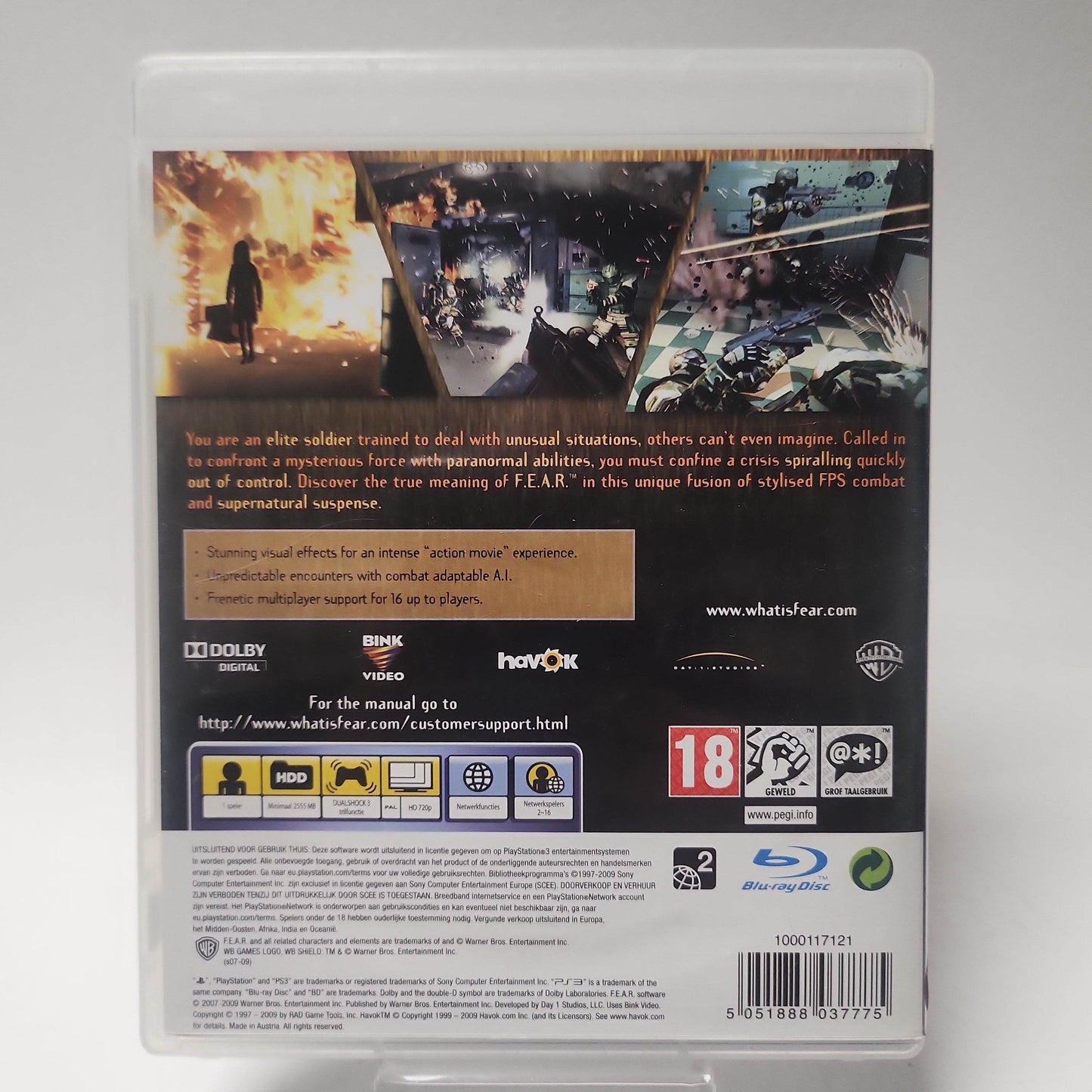 FEAR (No Book) Playstation 3 - Feniks Gameshop