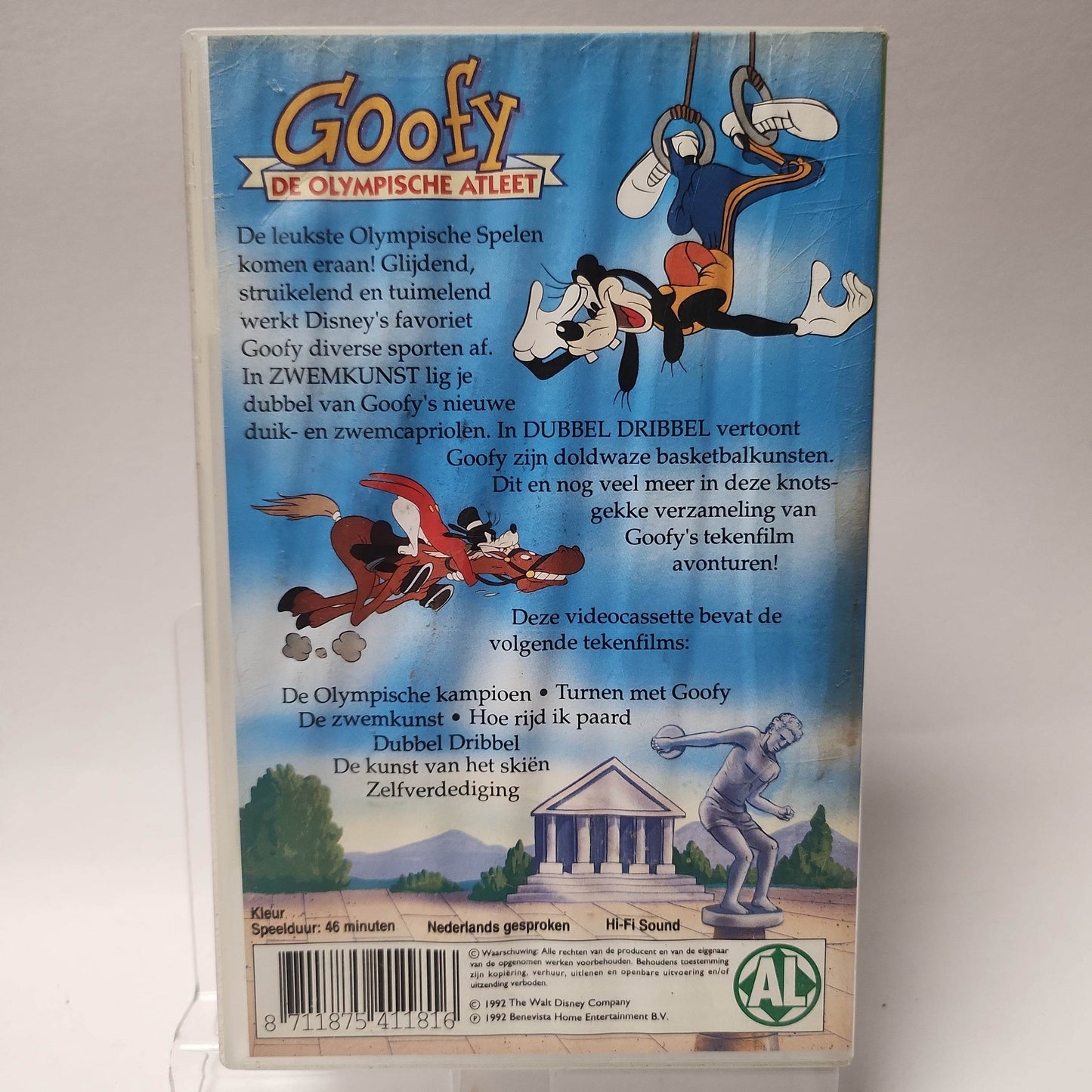 Disney Goofy de Olympische Atleet VHS - Feniks Gameshop
