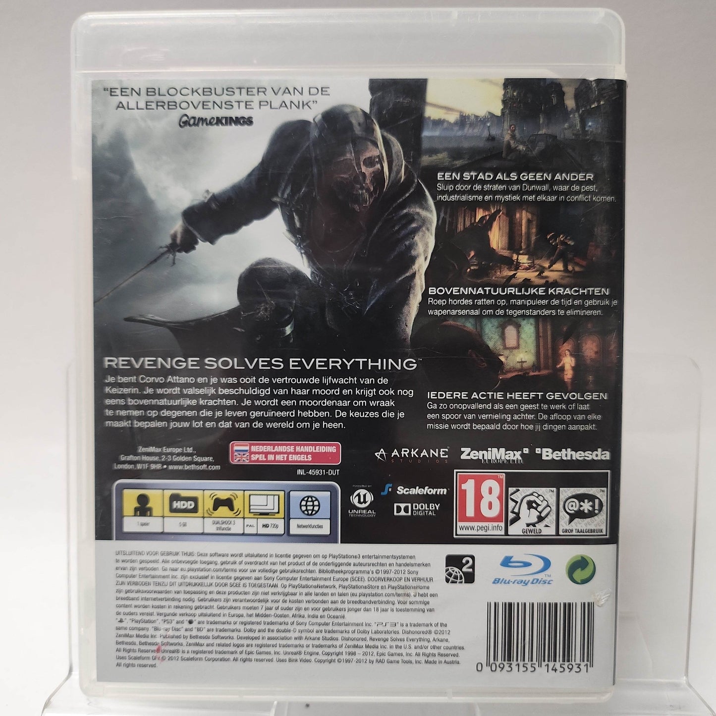 Dishonored Playstation 3 - Feniks Gameshop