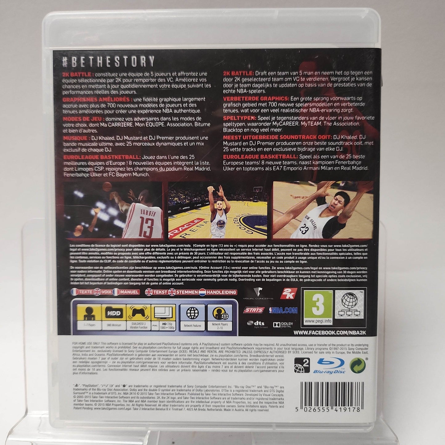 NBA 2K 16 Playstation 3 - Feniks Gameshop