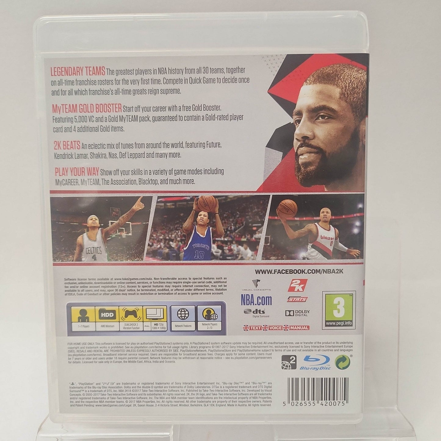 NBA 2K 18 Playstation 3 - Feniks Gameshop