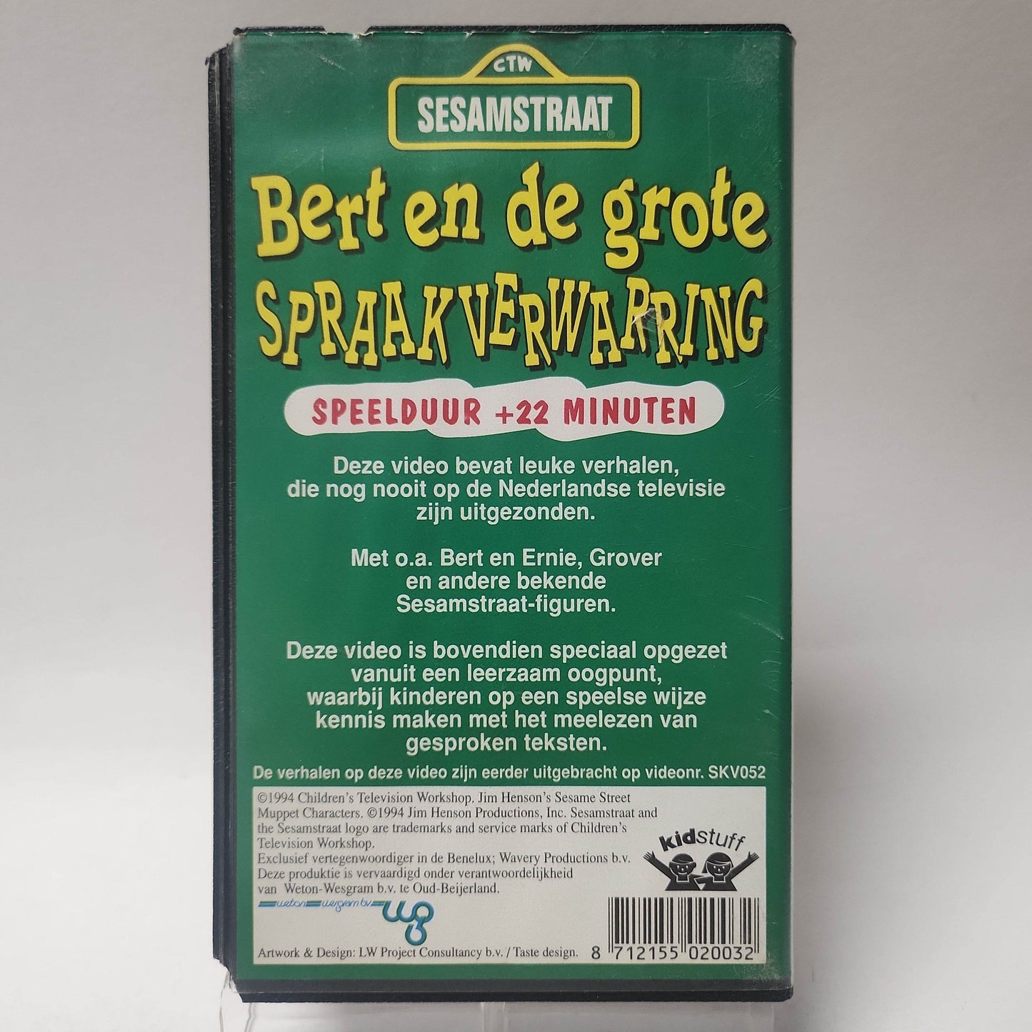 Bert en de Grote Spraakverwarring VHS - Feniks Gameshop