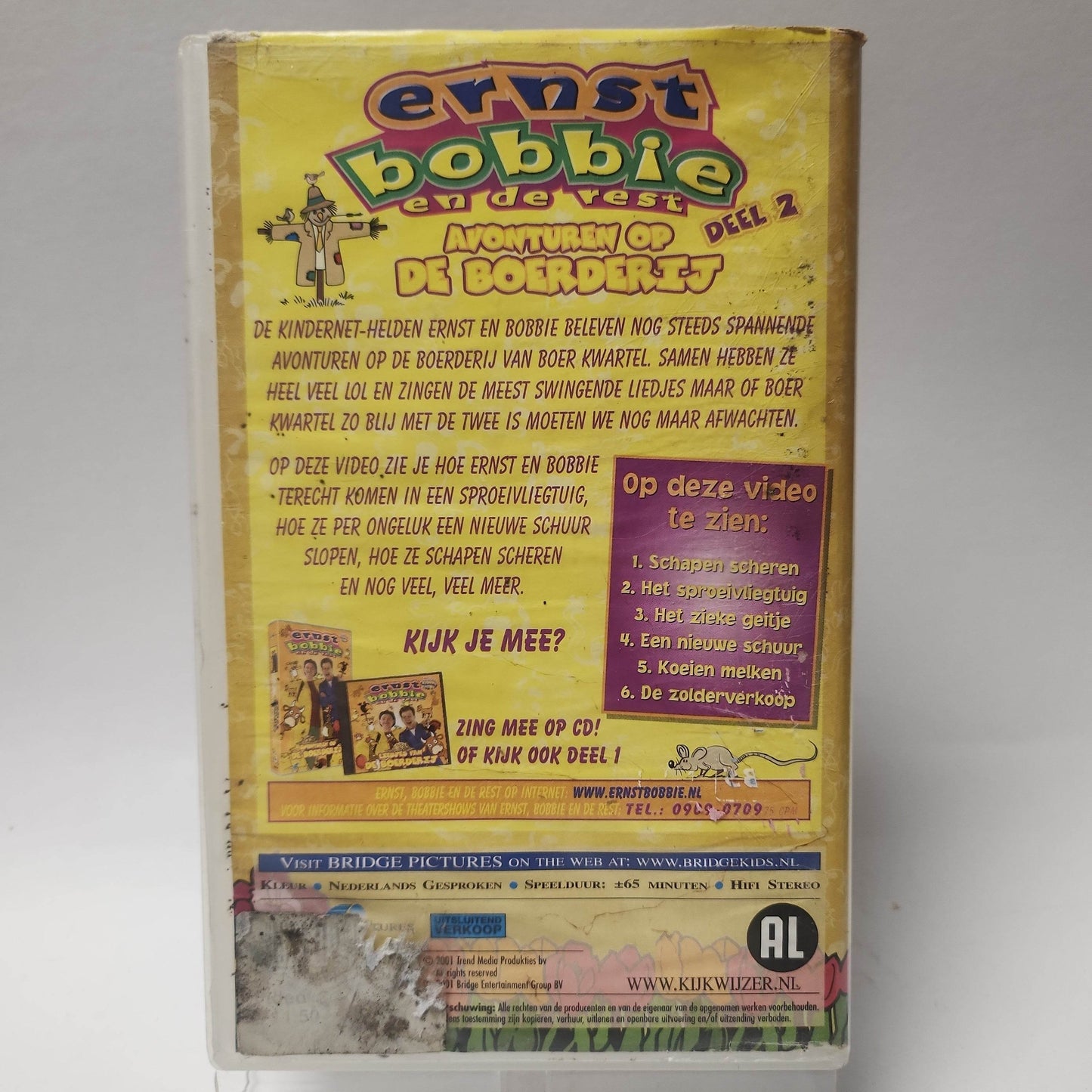 Ernst, Bobbie en de Rest Avonturen op de Boerberij Deel 2 VHS - Feniks Gameshop