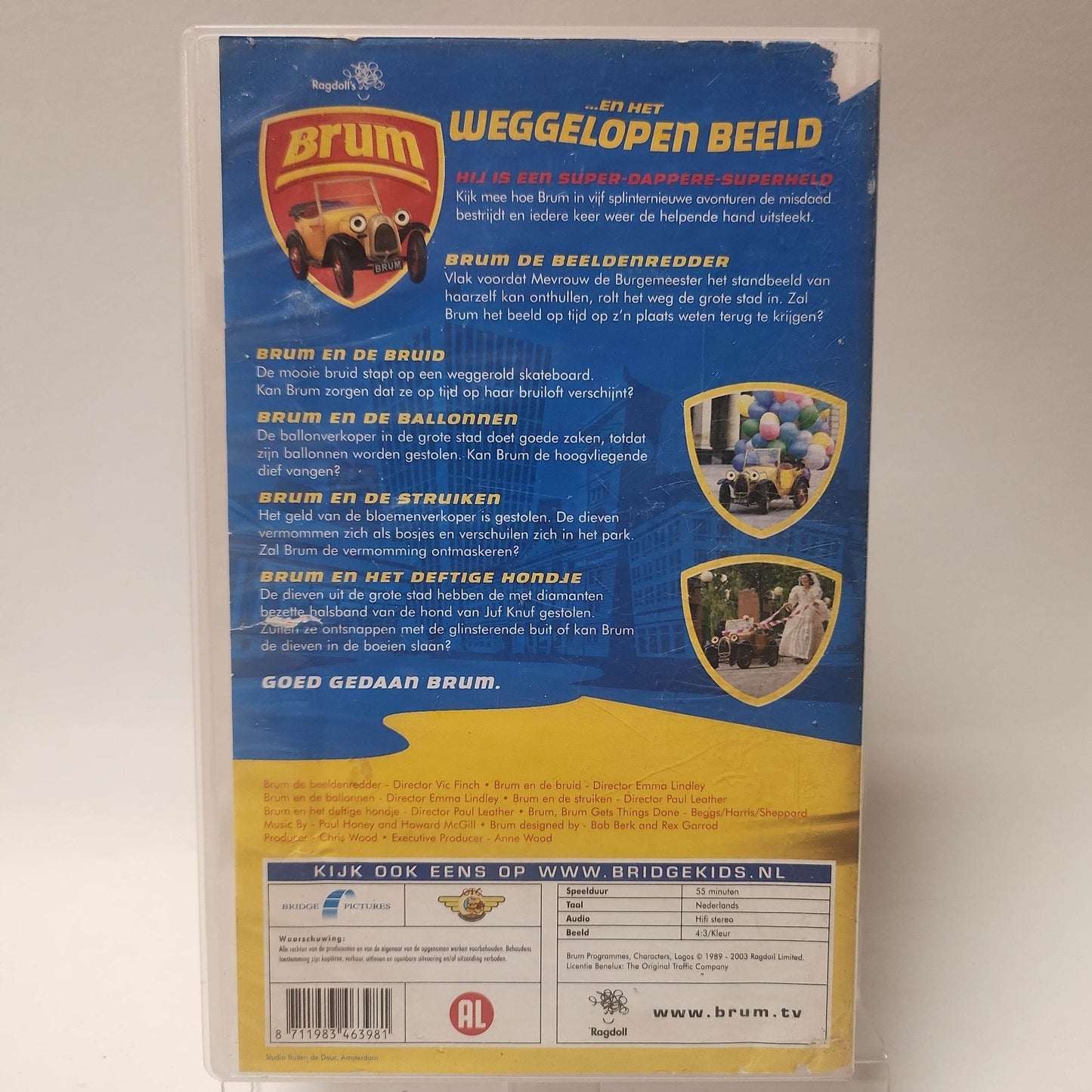 Brum en het Weggelopen Beeld VHS - Feniks Gameshop