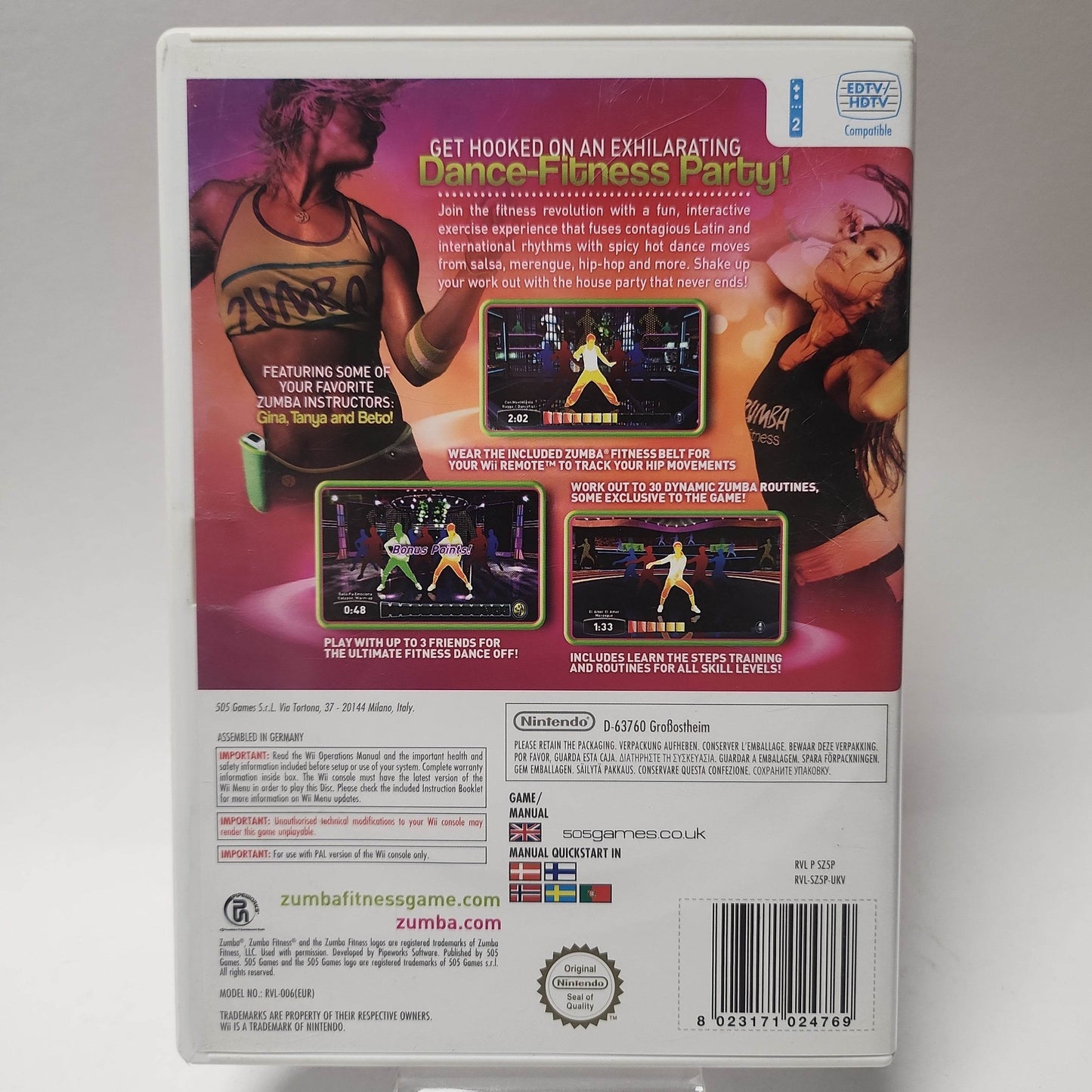 Zumba Fitness (No Book) Nintendo Wii - Feniks Gameshop