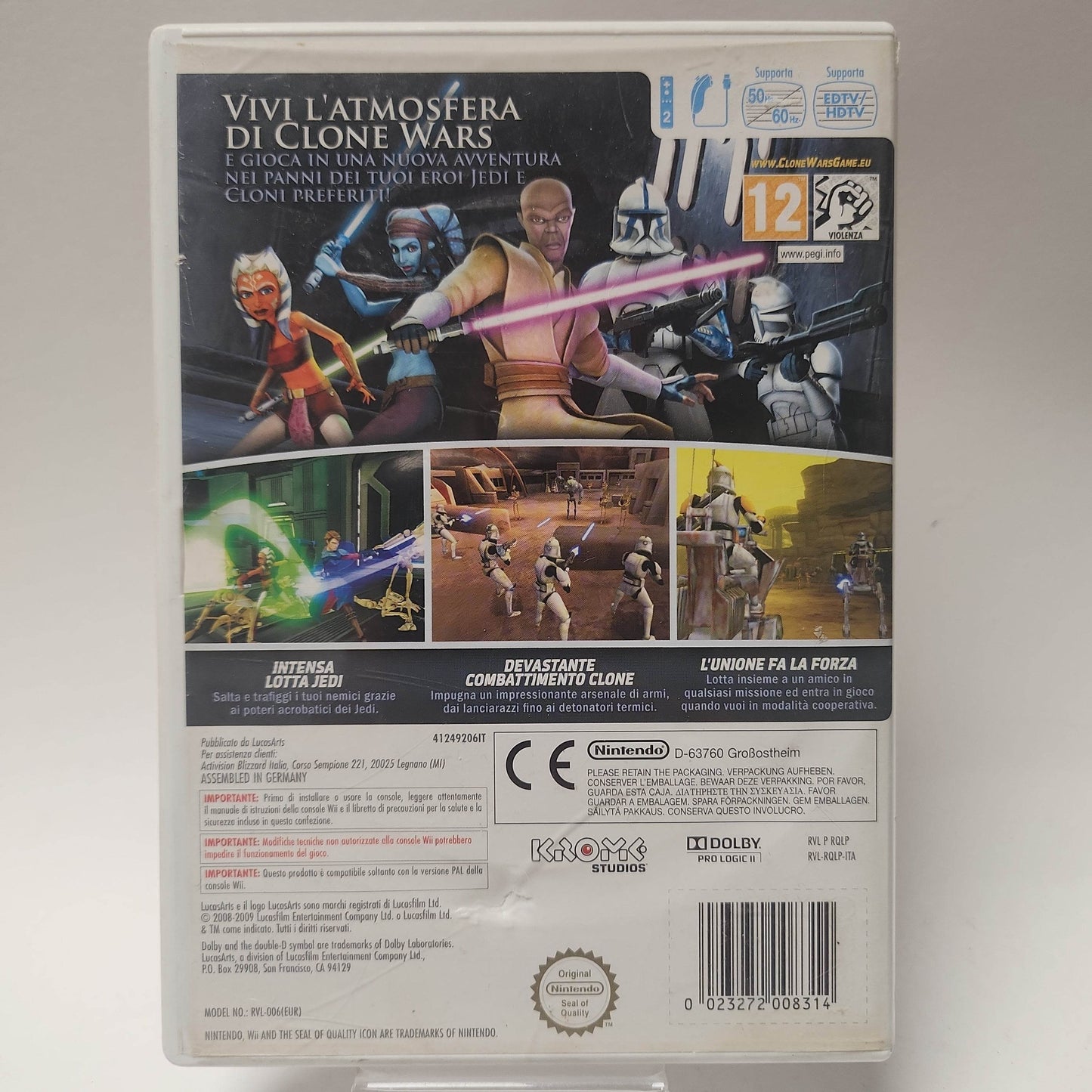 Star Wars the Clone Wars Republic Heroes (No Book) Nintendo Wii - Feniks Gameshop